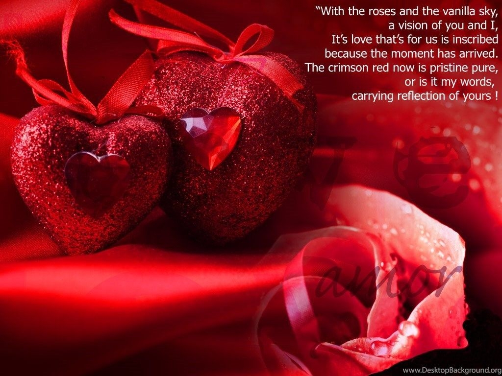 1030x770 Cute Red Rose Love Quote Love Quotes Wallpaper Desktop Background, Desktop