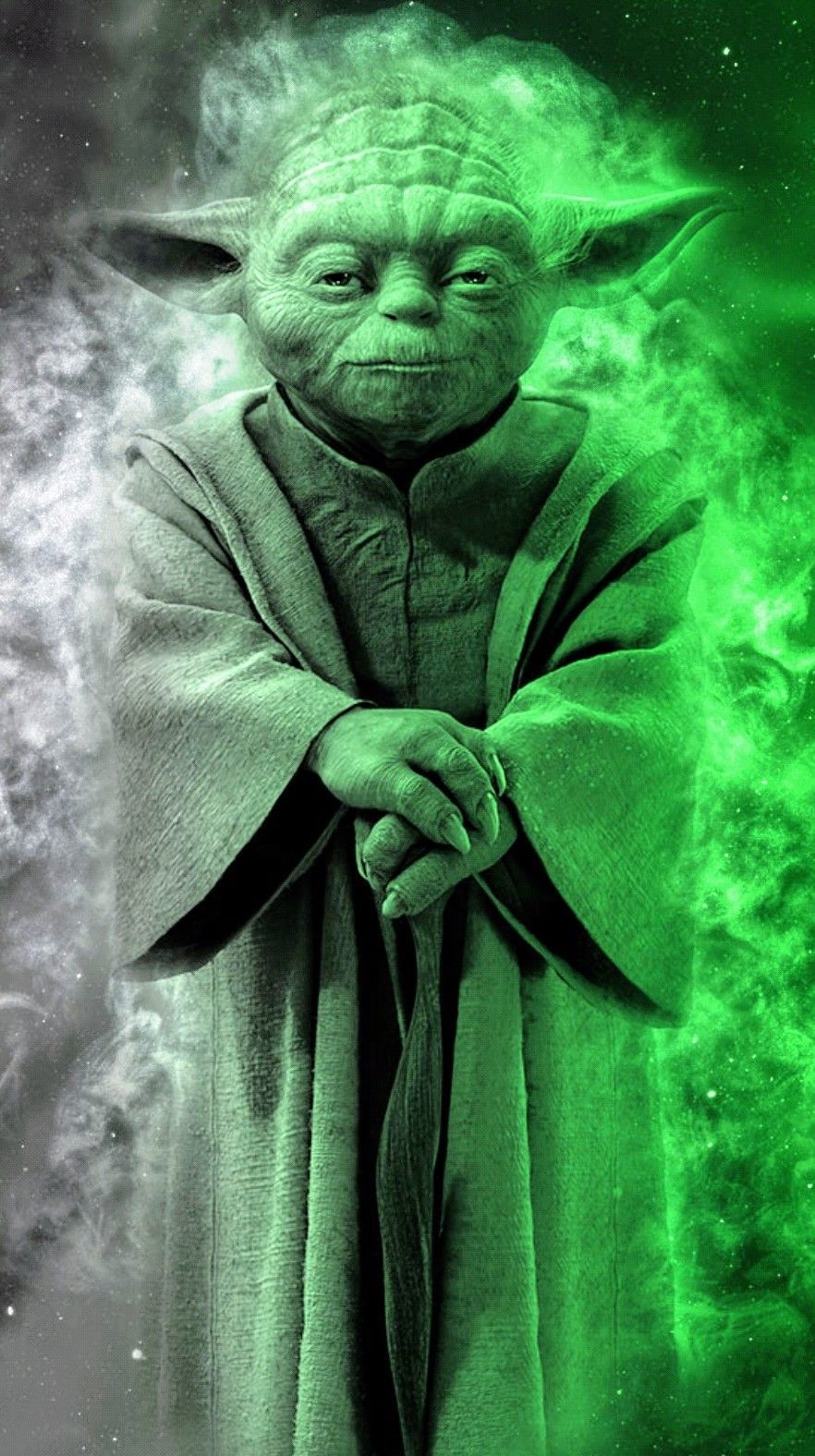 890x1580 Cool looking artwork of Jedi Master Yoda. #starwars #yoda, Phone