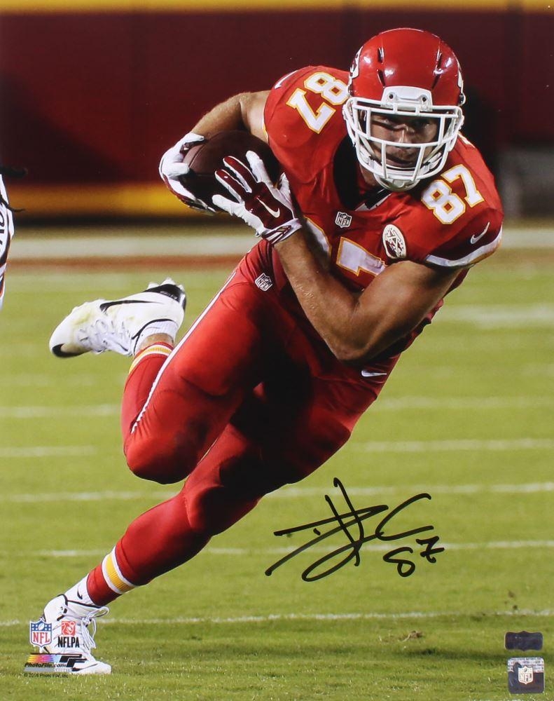 800x1000 Travis Kelce Signed Chiefs 16x20 Photo (Radtke Hologram), Phone