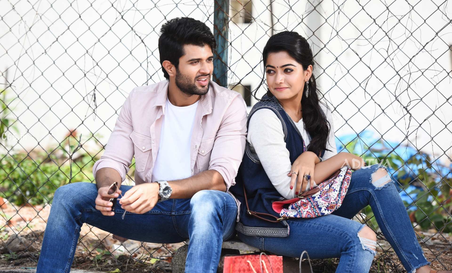 1920x1170 Geetha Govindam Movie Stills Deverakonda, Rashmika Mandanna, Desktop