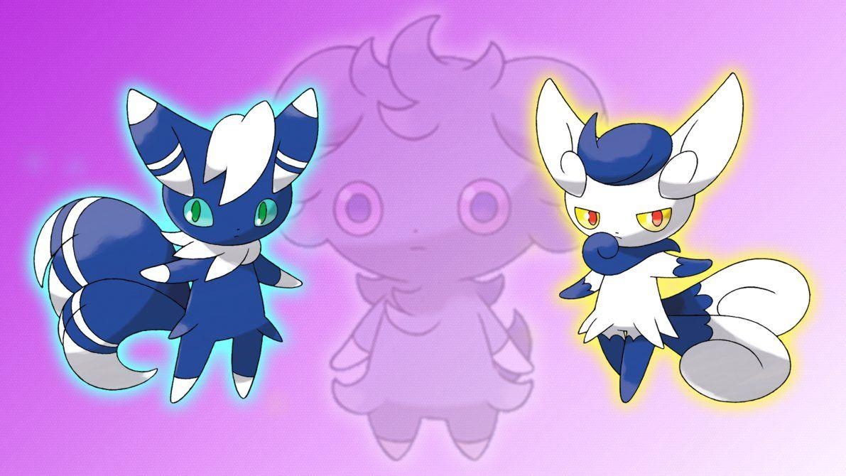 1200x670 Espurr and Meowstic Wallpaper. Pokecats, Desktop