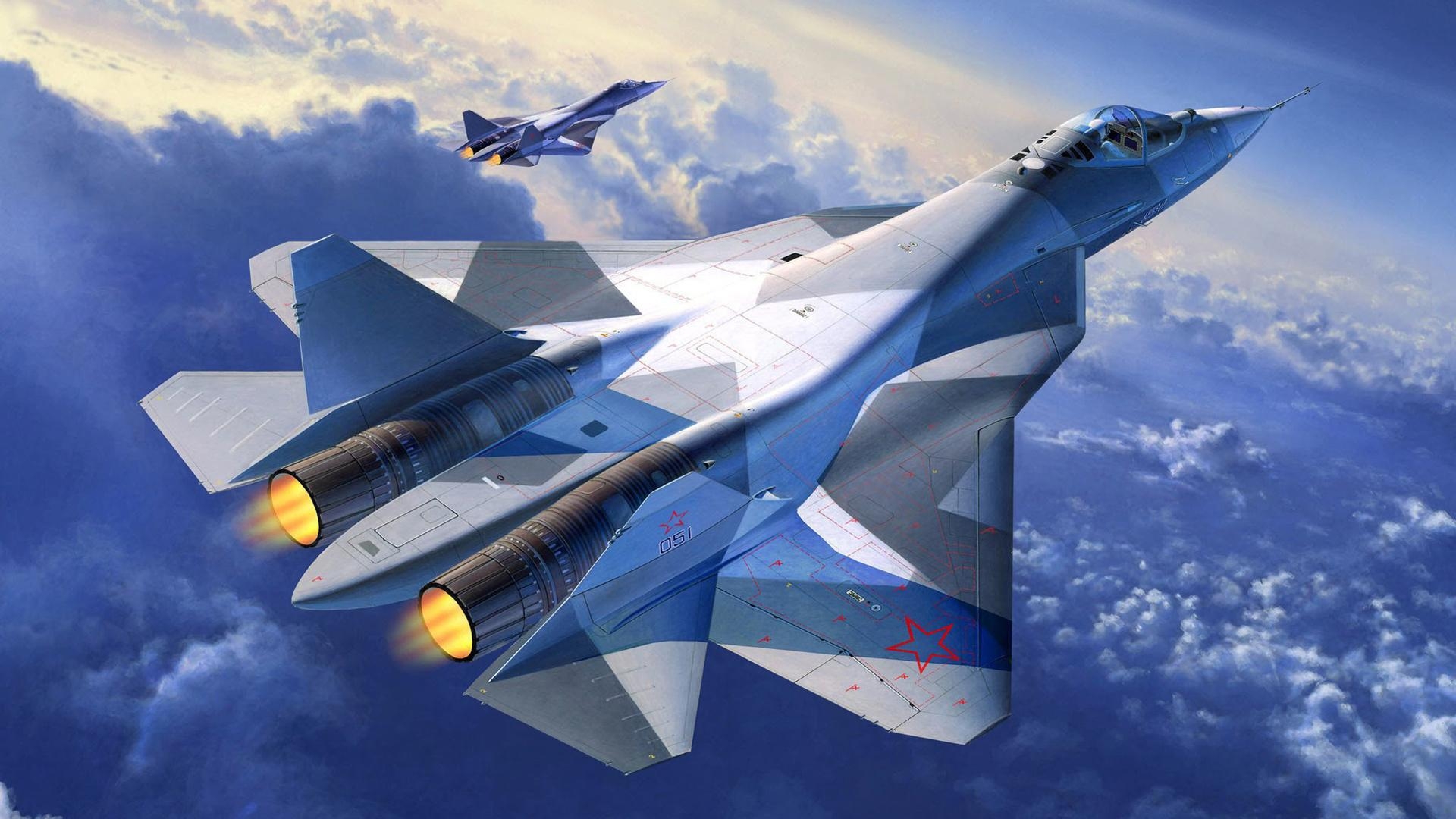 1920x1080 Download Wallpaper Sukhoi T 50 Pak Fa I 21 Aircraft Su 57, Desktop