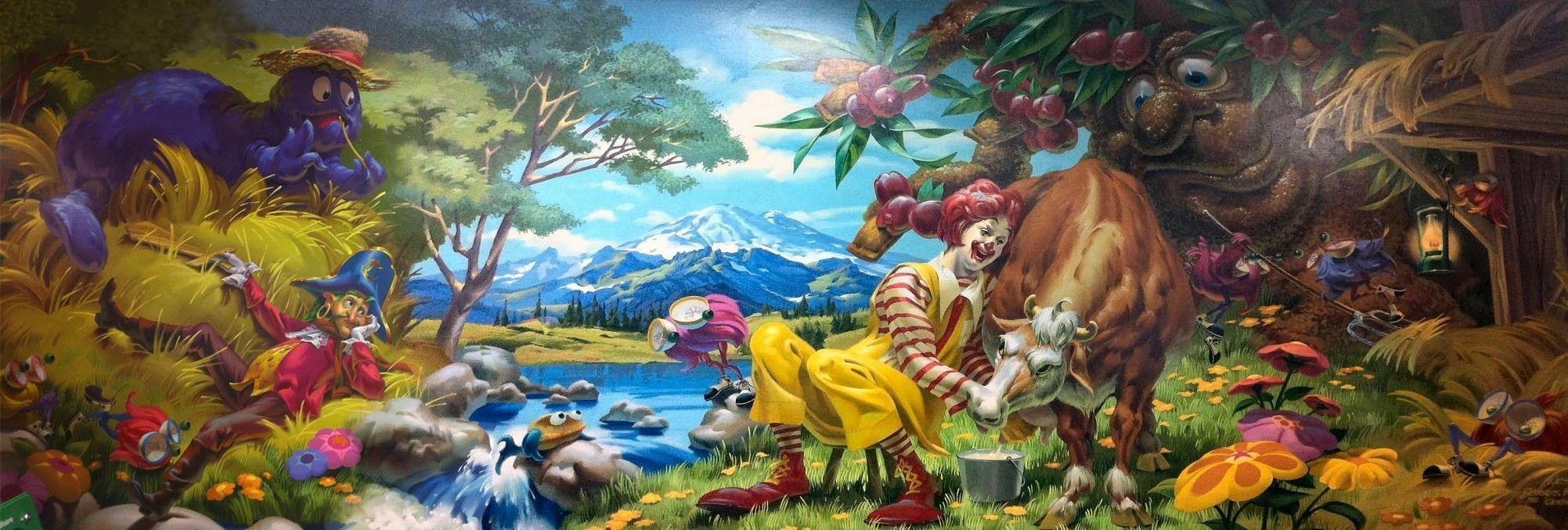 2010x680 Download Ronald Mcdonald Wallpaper, Dual Screen