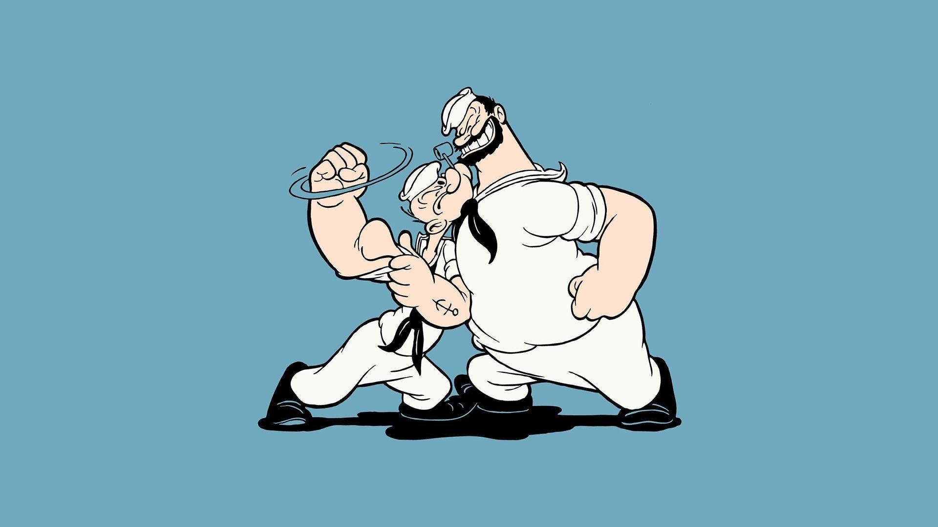 1920x1080 Popeye Sailor Man Full HD Wallpaper Pf Cartoon Of Mobile High, Desktop