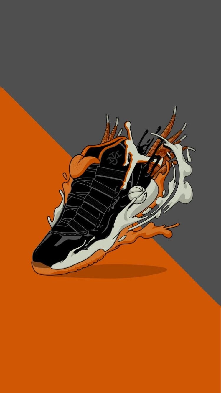 750x1340 My edits. Sneaker art, Sneakers wallpaper, Nike wallpaper, Phone