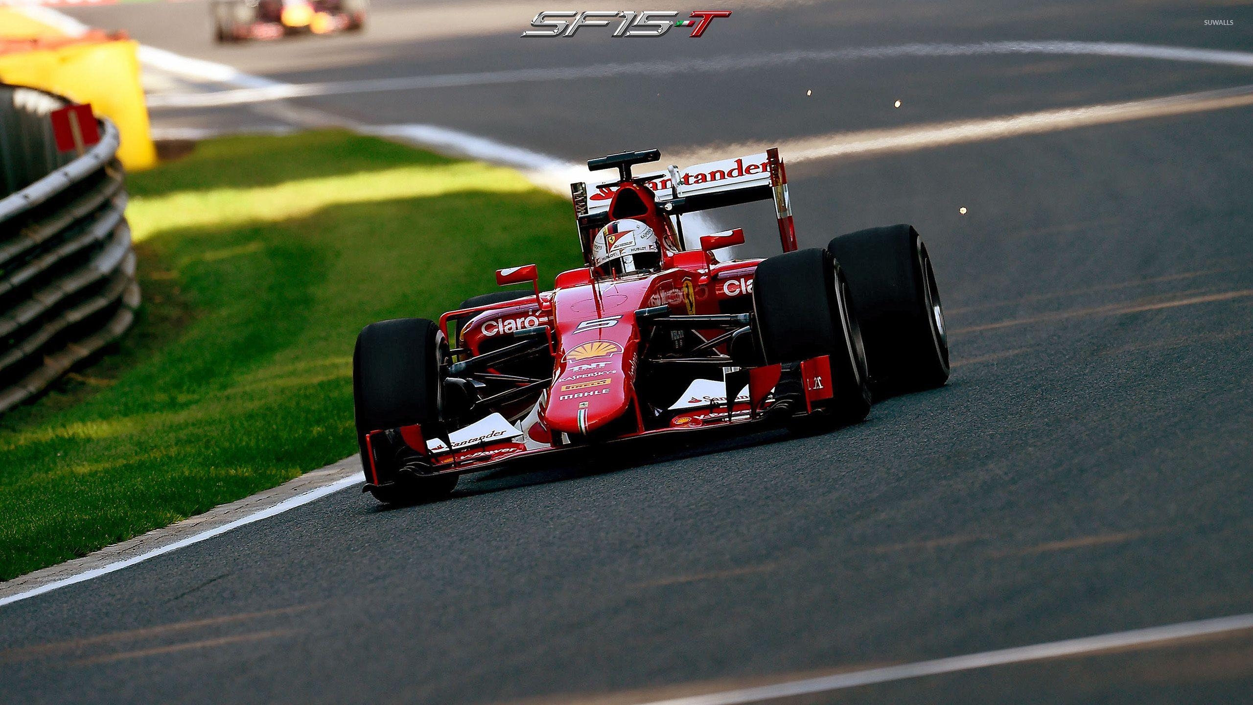 2560x1440 Ferrari SF15 T on F1 track wallpaper wallpaper, Desktop