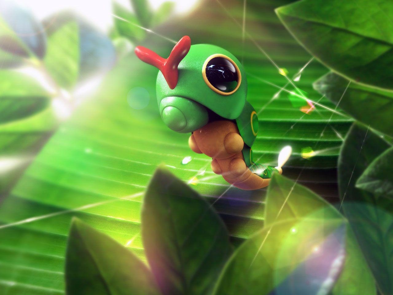 1280x960 pokemon, plants, Caterpie wallpaper, Desktop