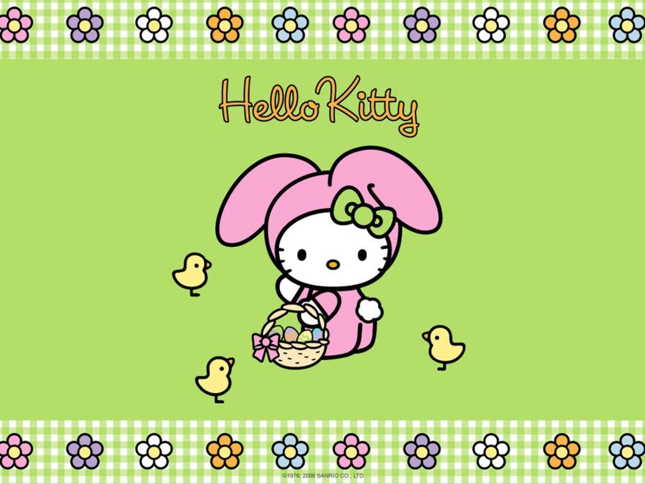 1280x960 Hello Kitty Spring Wallpaper Free Hello Kitty Spring Background, Desktop