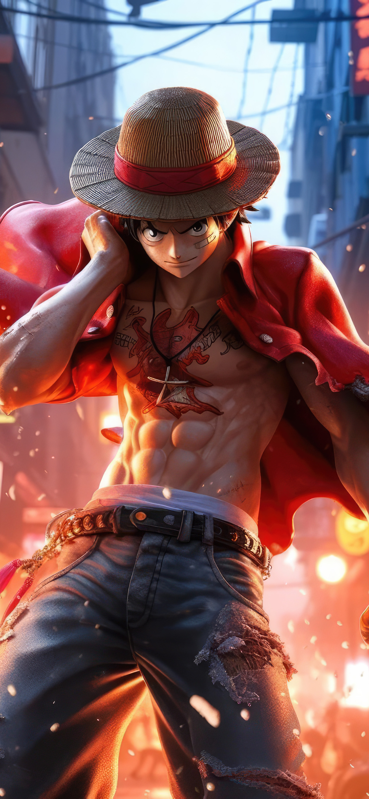 1250x2690 One Piece Monkey D Luffy 4k iPhone XS MAX HD 4k Wallpaper, Image, Background, Photo and Picture, Phone