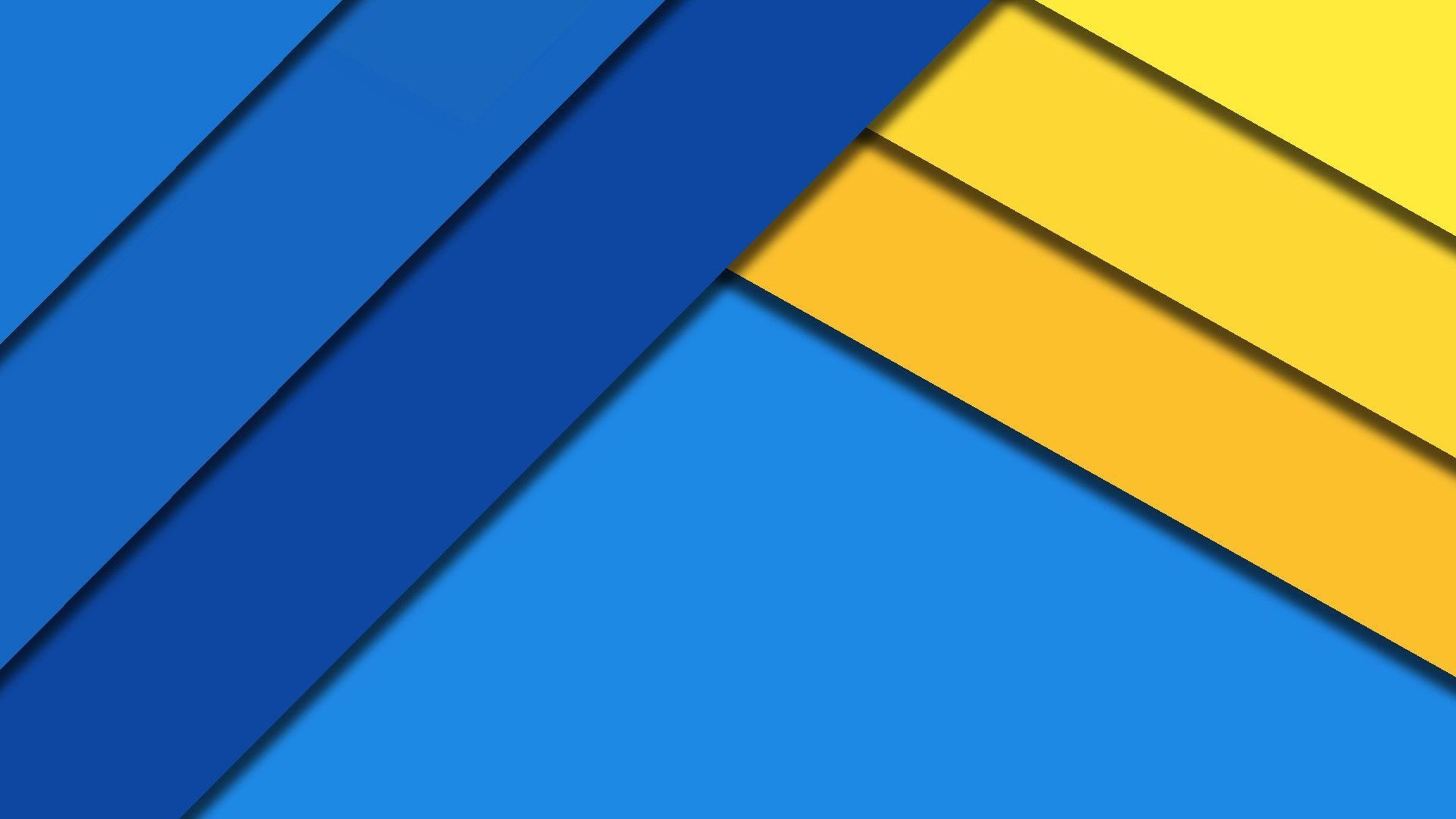 1920x1080 Blue and Yellow Wallpaper, Desktop