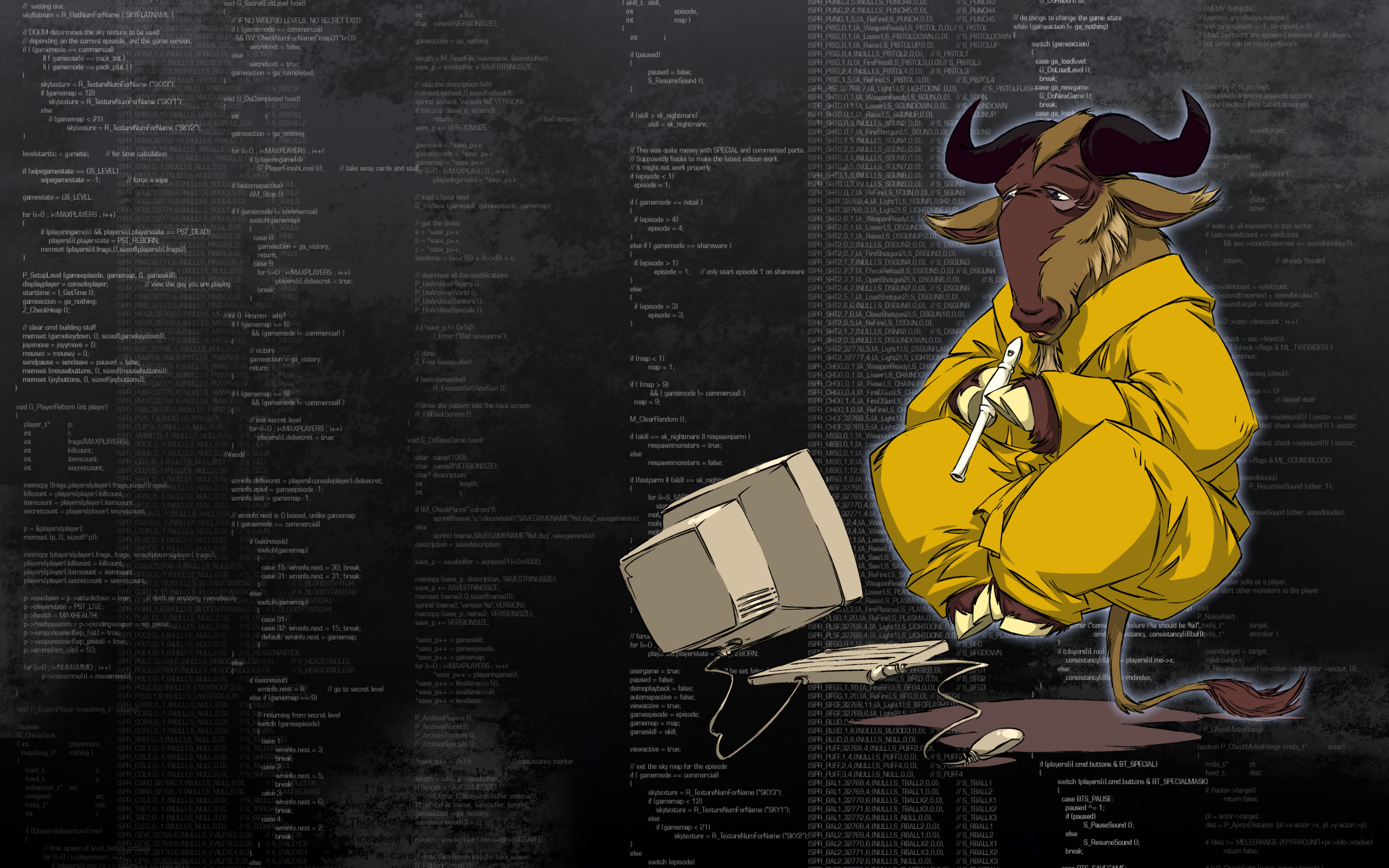 2560x1600 GNU Wallpaper, Desktop