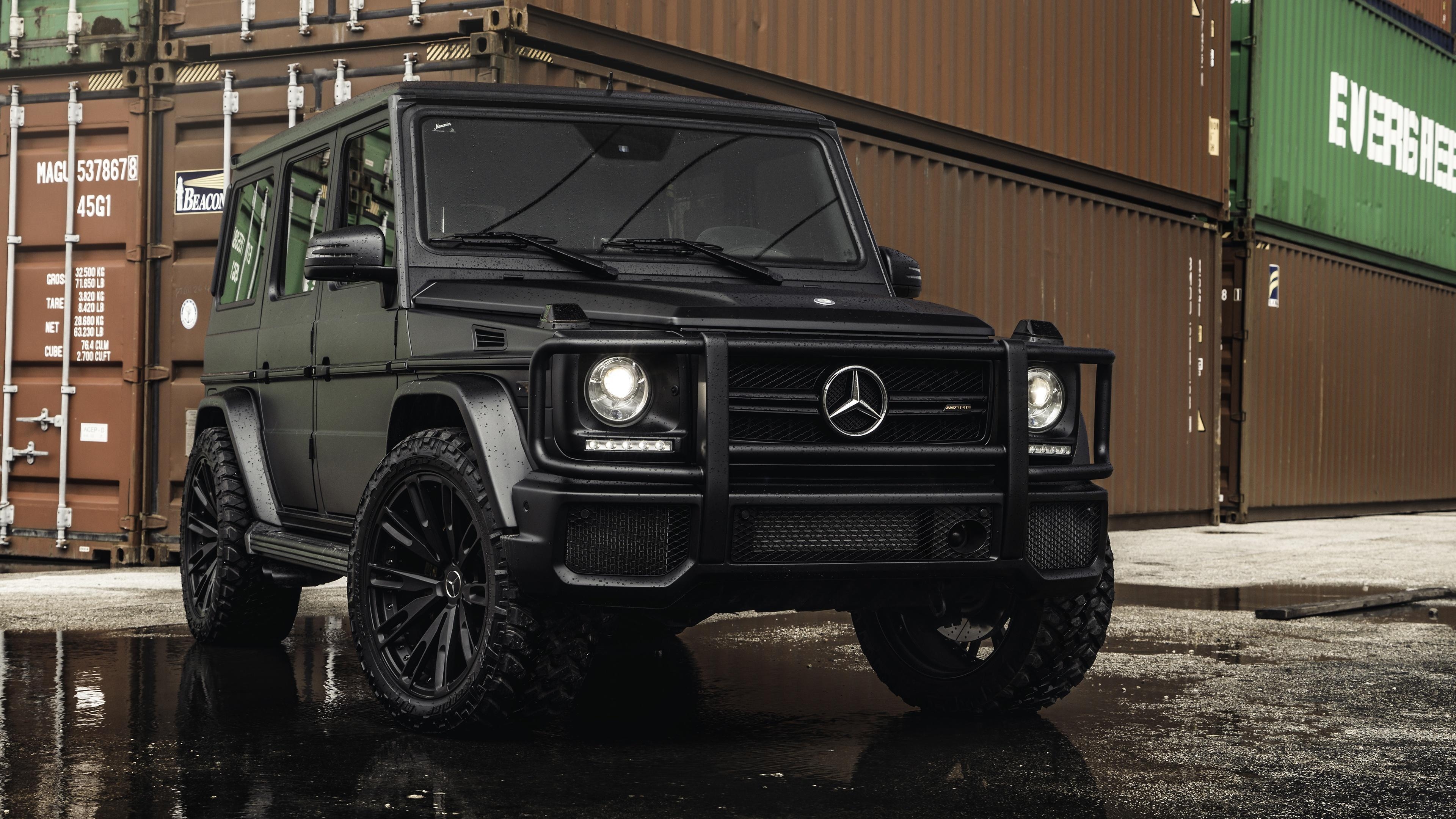 3840x2160 image Mercedes Benz G Class G63 AMG Black Automobile, Desktop