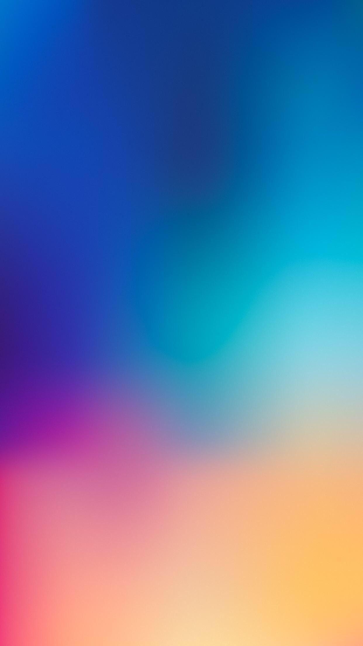 1250x2210 Blue Plain Wallpaper, Phone