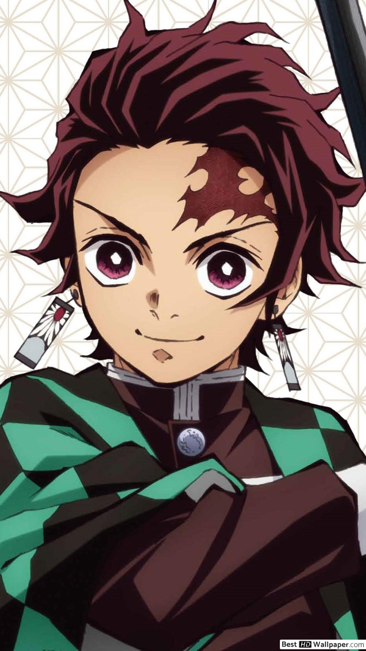 1250x2210 Demon Slayer Tanjirou HD wallpaper download, Phone