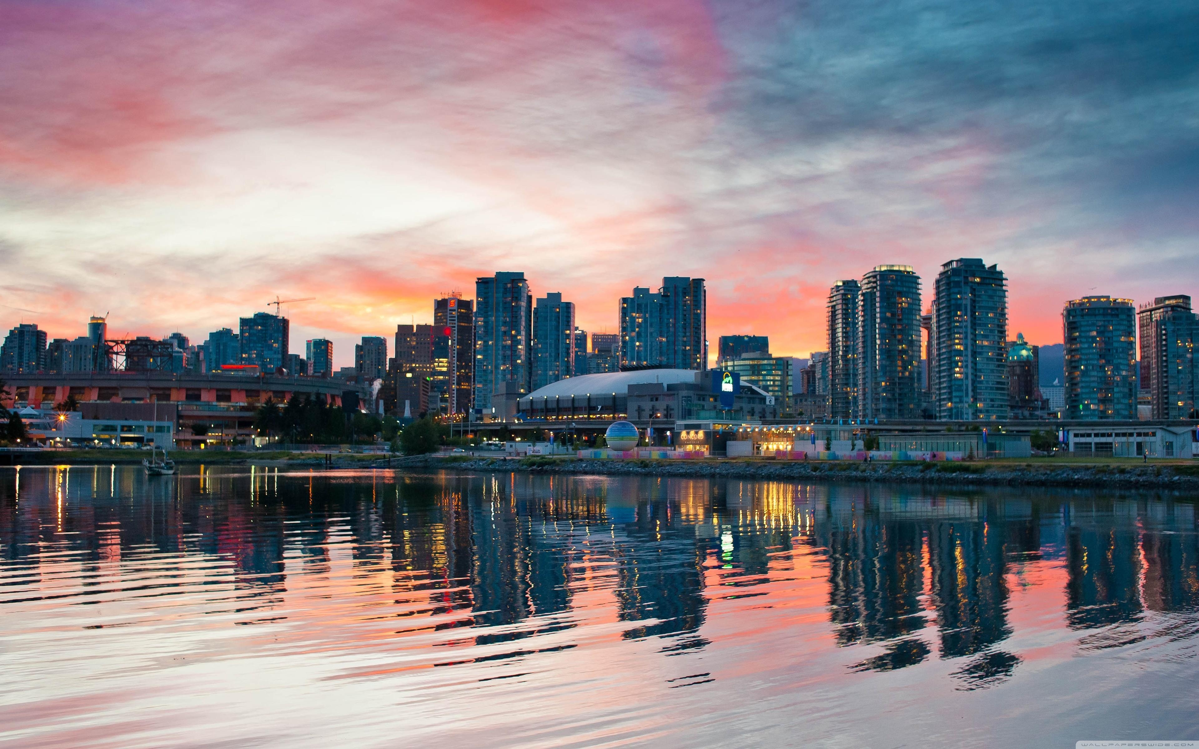 3840x2400 Vancouver Sunset ❤ 4K HD Desktop Wallpaper for 4K Ultra HD TV, Desktop