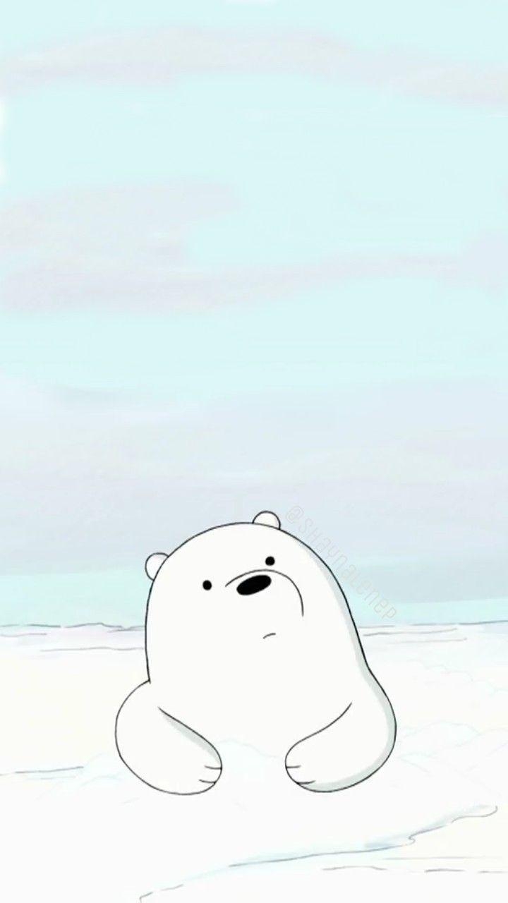 720x1280 Homescreen Lockscreen Wallpaper (Phone). We Bare Bears Cartoon: Ice, Phone