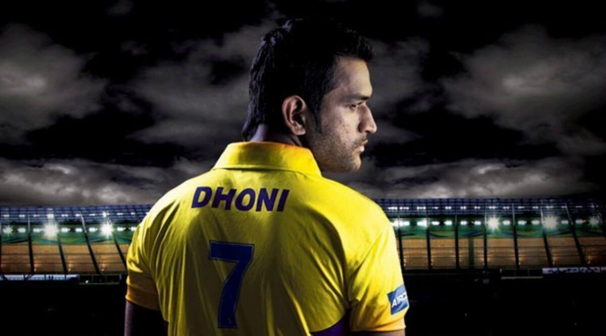 1200x670 MS Dhoni in Yellow CSK Jersey Image, Desktop