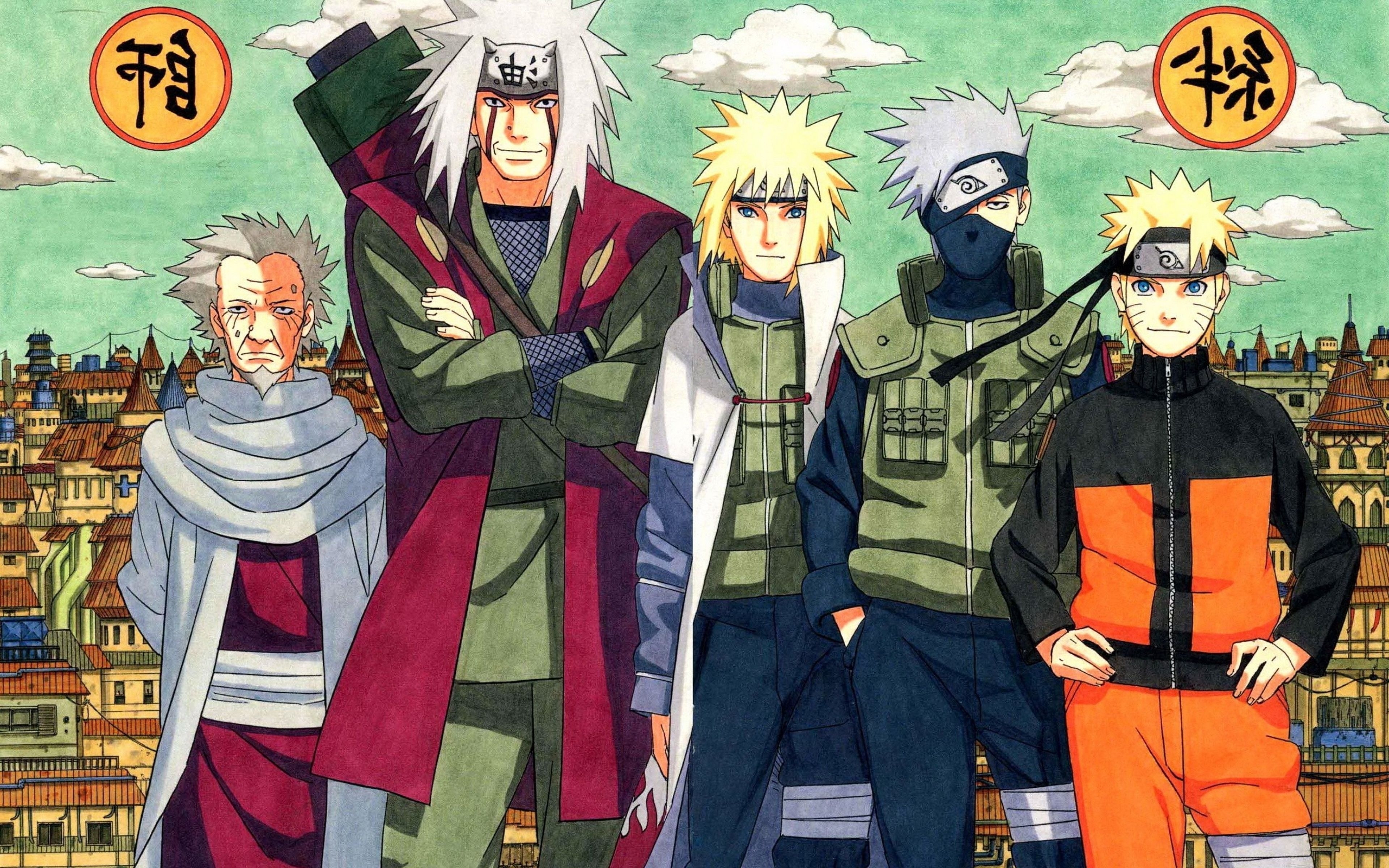 3840x2400 Background X Naruto Shippuden Yondaime on Minato Jiraiya Wallpaper, Desktop