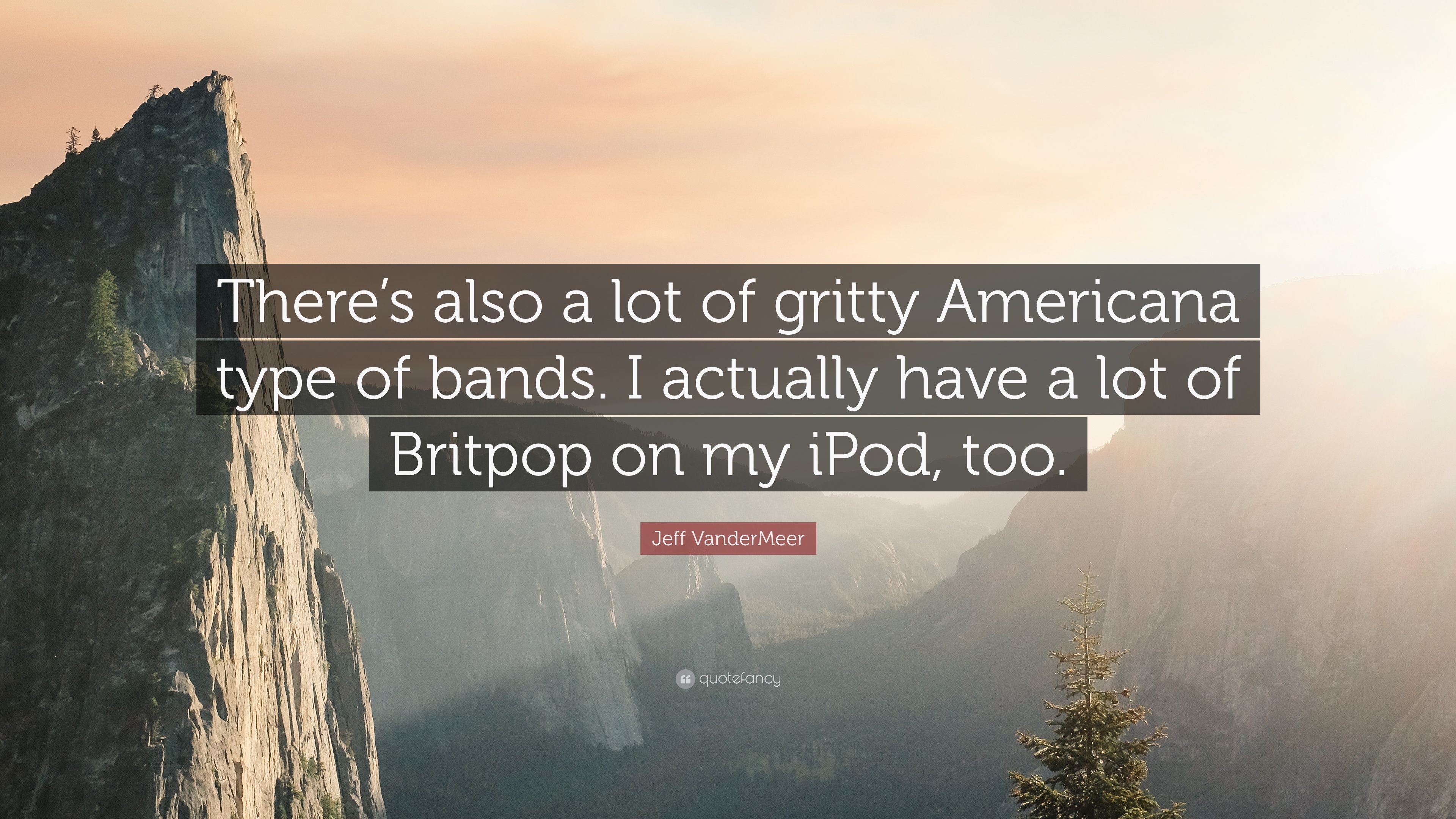 3840x2160 Jeff VanderMeer Quote: “There's also a lot of gritty Americana, Desktop