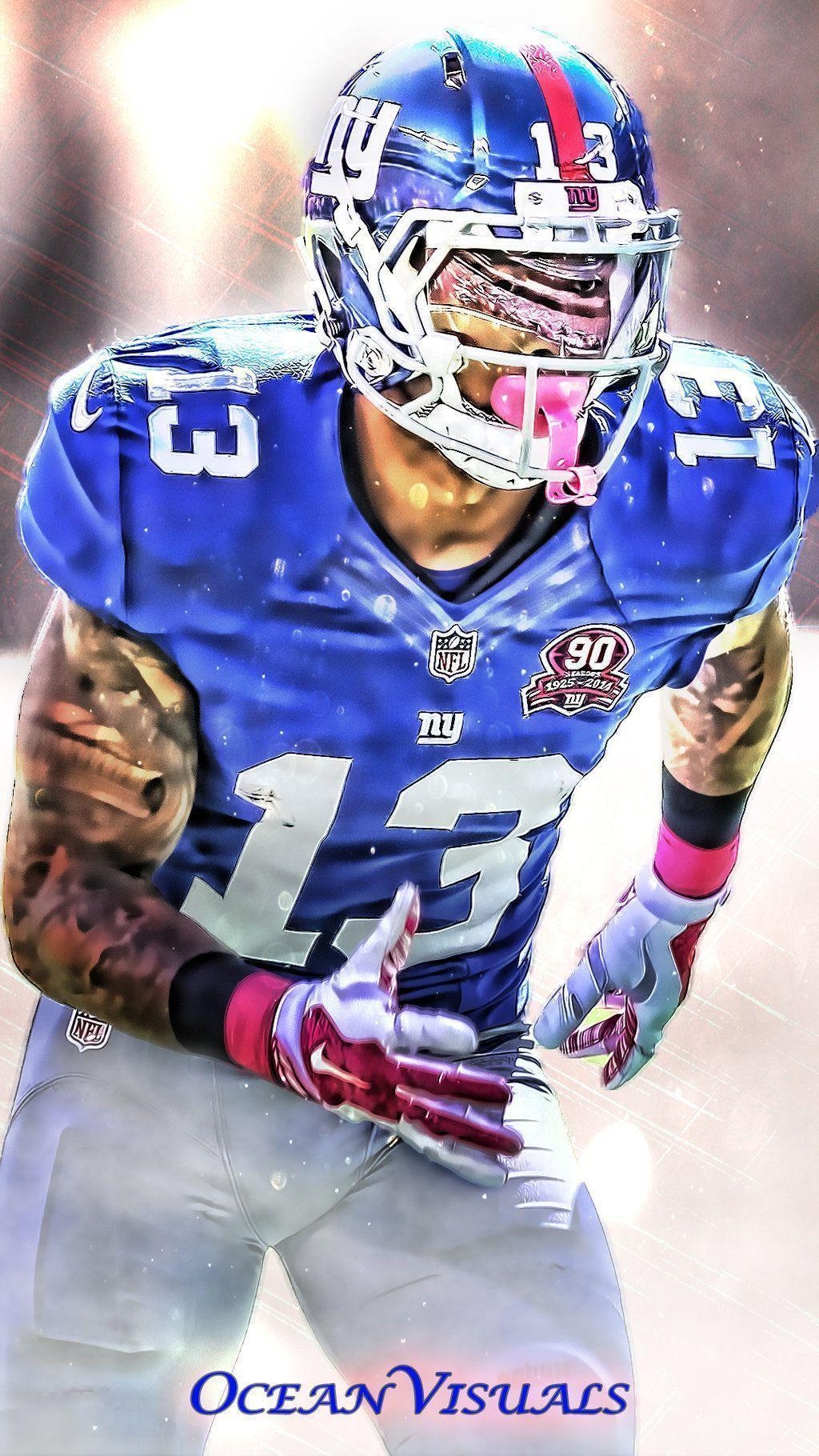 1030x1820 New York Giants Odell Beckham Jr. Go Big Blue, Phone