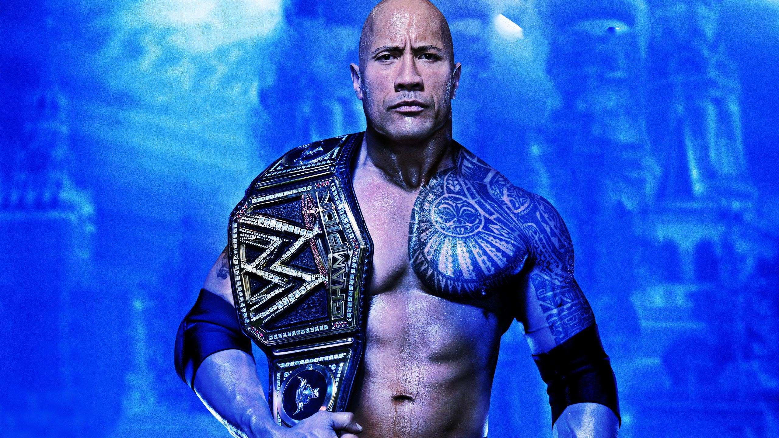 2560x1440 Wwe The Rock HD Wallpaper, Desktop