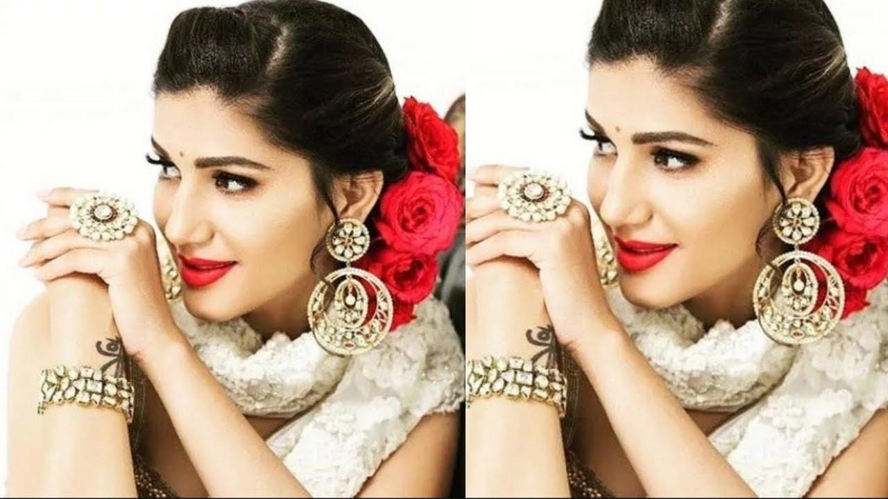 1280x720 Sapna Choudhary Photo In White Saree Viral On Social Media, Desktop