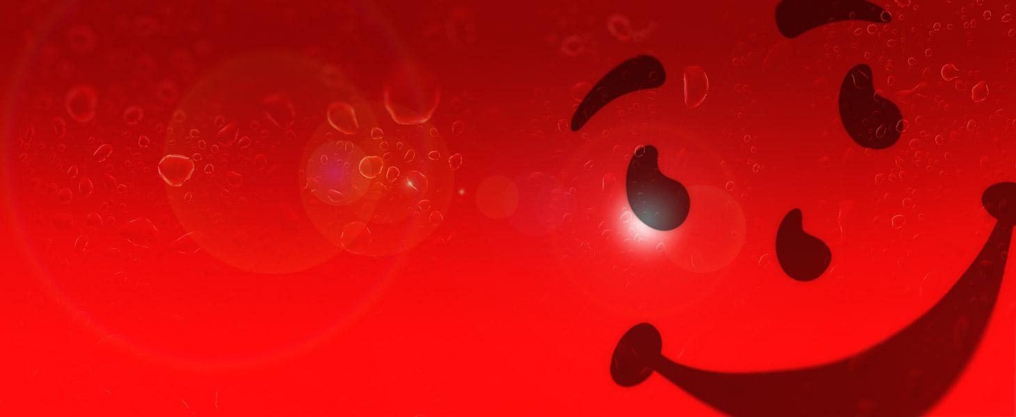 1460x600 Kool Aid Man Face Wallpaper, Dual Screen