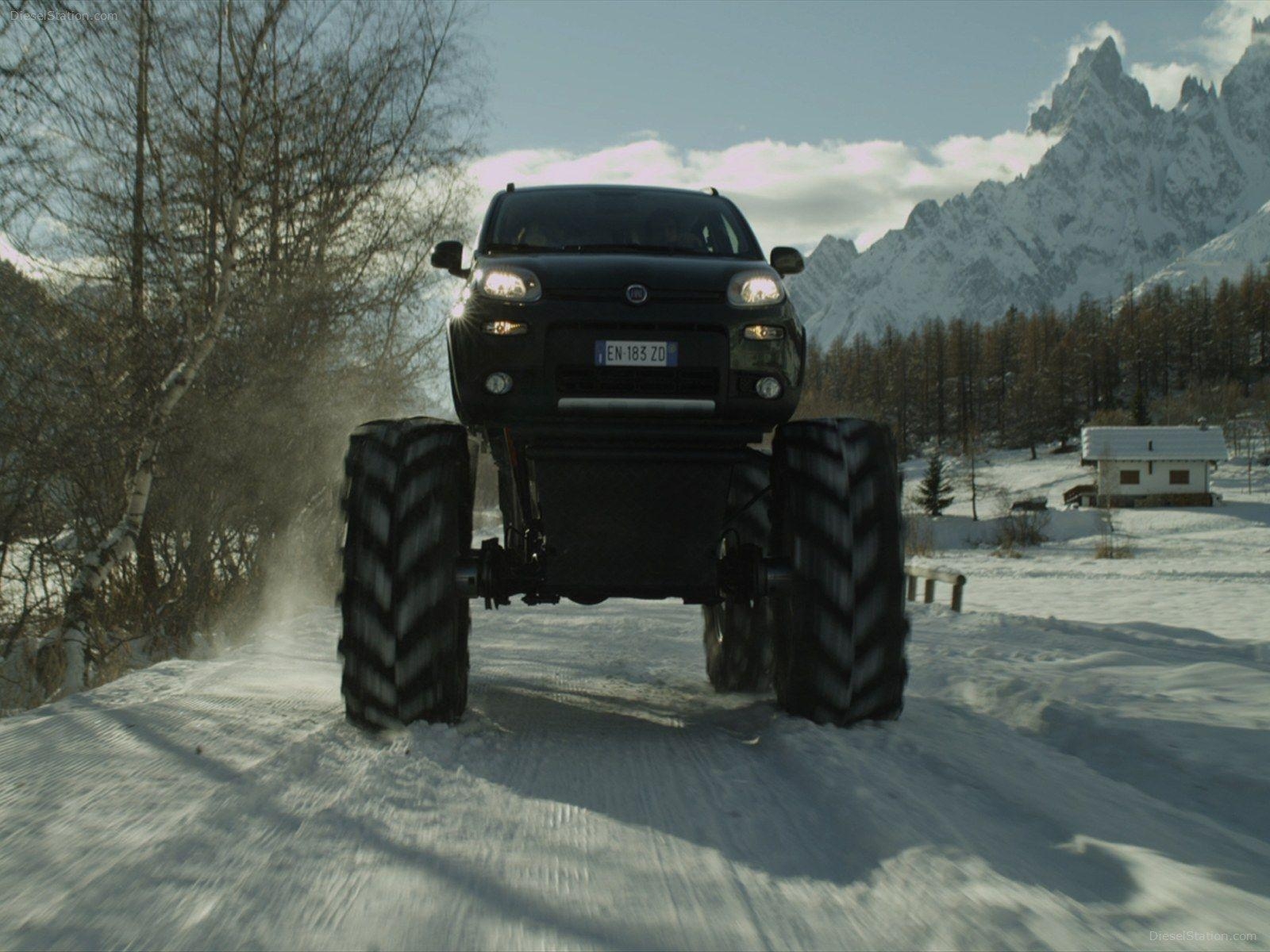 1600x1200 Fiat Panda Monster Truck 2013 Exotic Car Wallpaper of 8, Diesel, Desktop