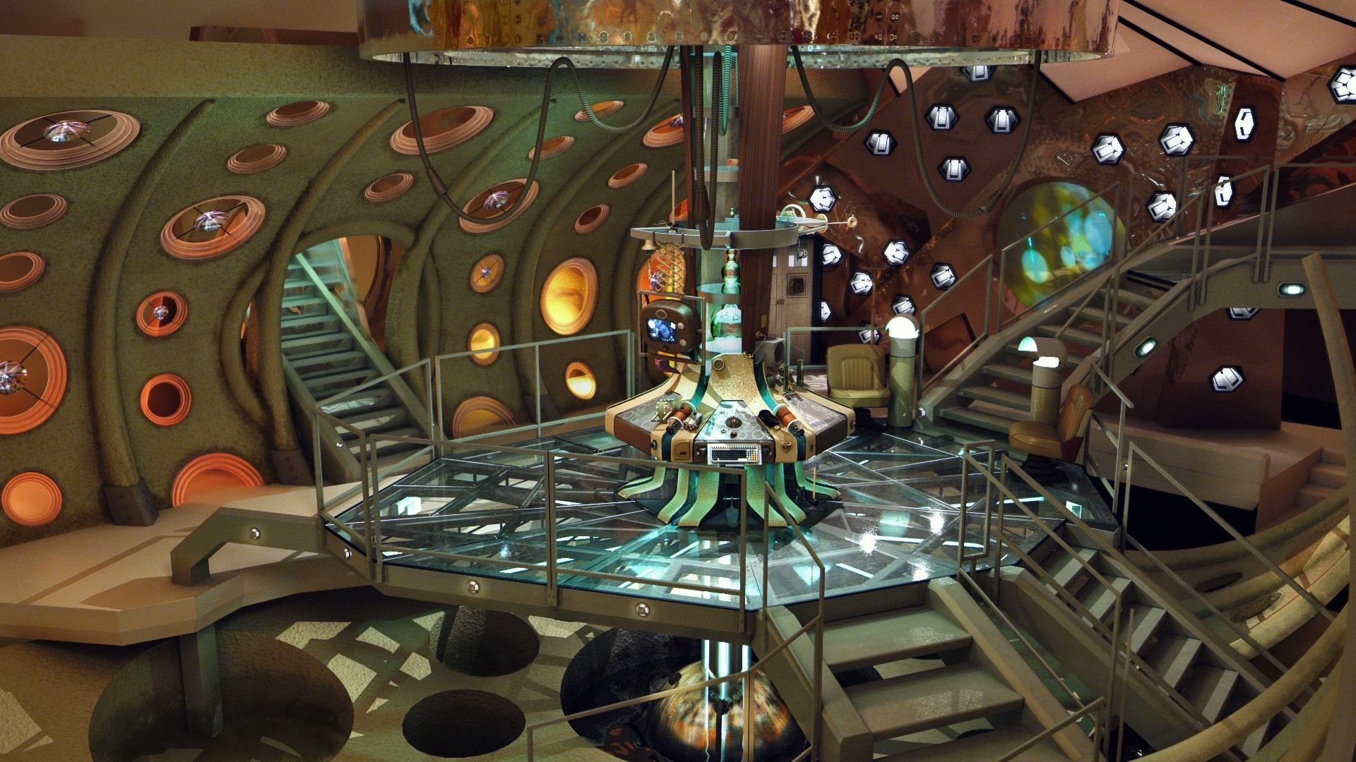 1920x1080 Doctor Who TARDIS console. Doctor who.com, Desktop