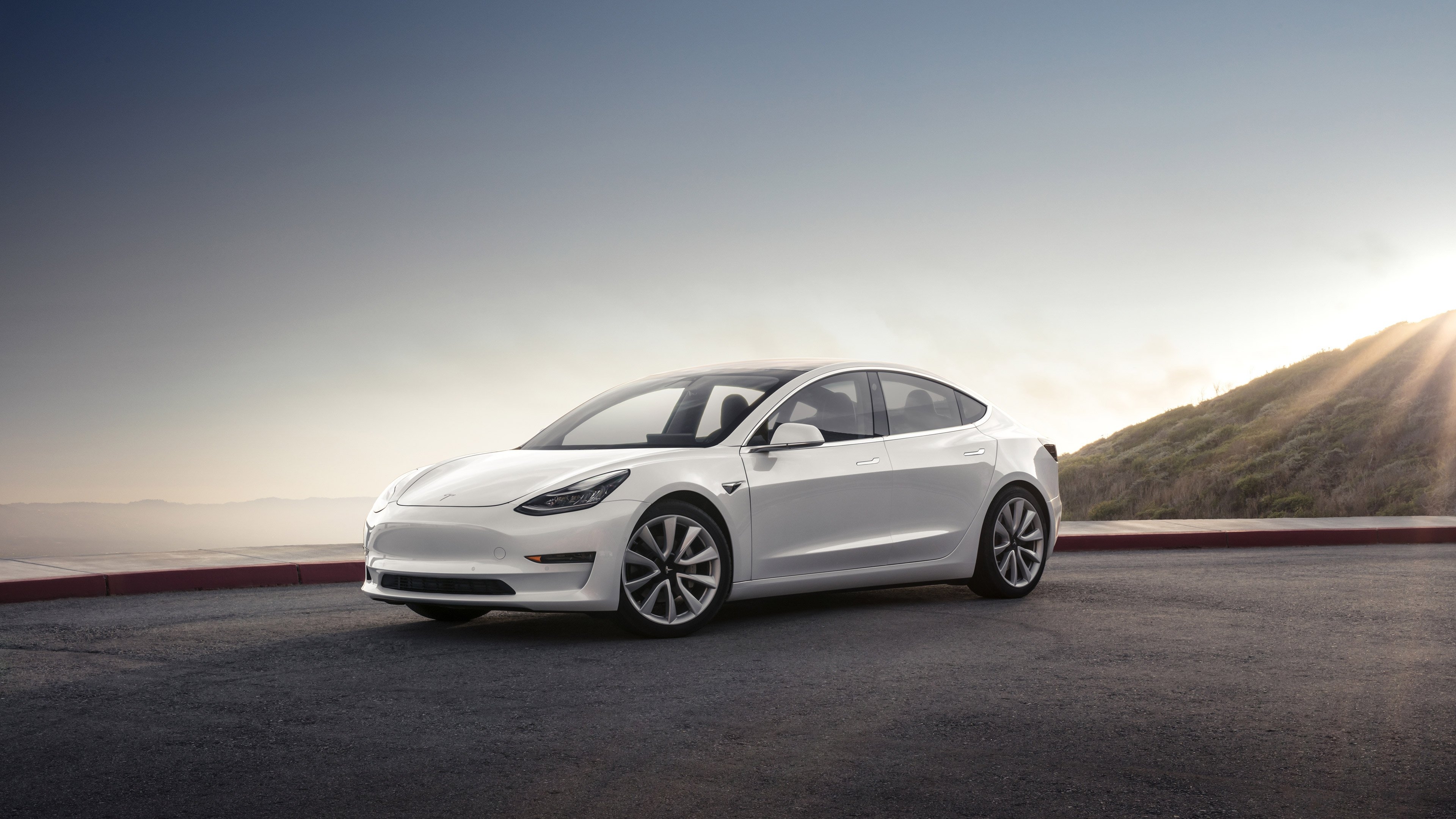 3840x2160 Tesla Model 3 HD Cars, 4k Wallpaper, Image, Background, Desktop