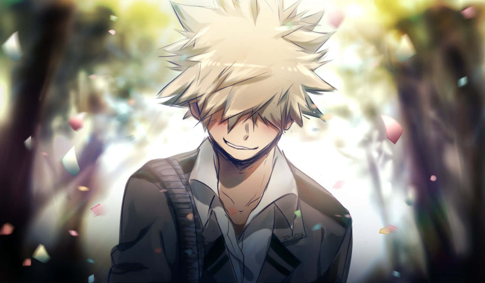 1600x940 Download Bakugou Aesthetic Sandy Blond Hair Wallpaper, Desktop