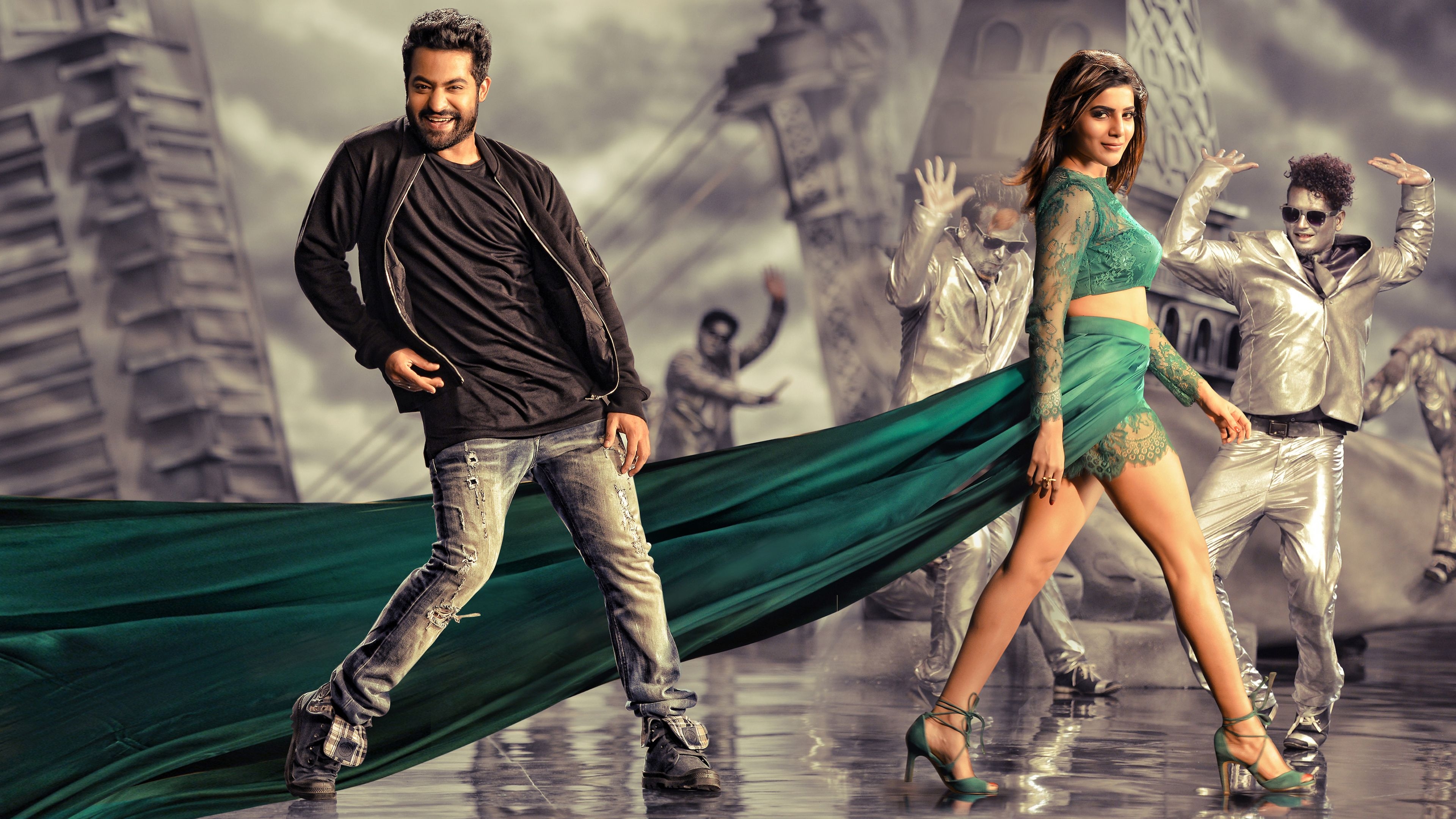 3840x2160 Jr NTR Samantha Janatha Garage 4K Wallpaper, Desktop