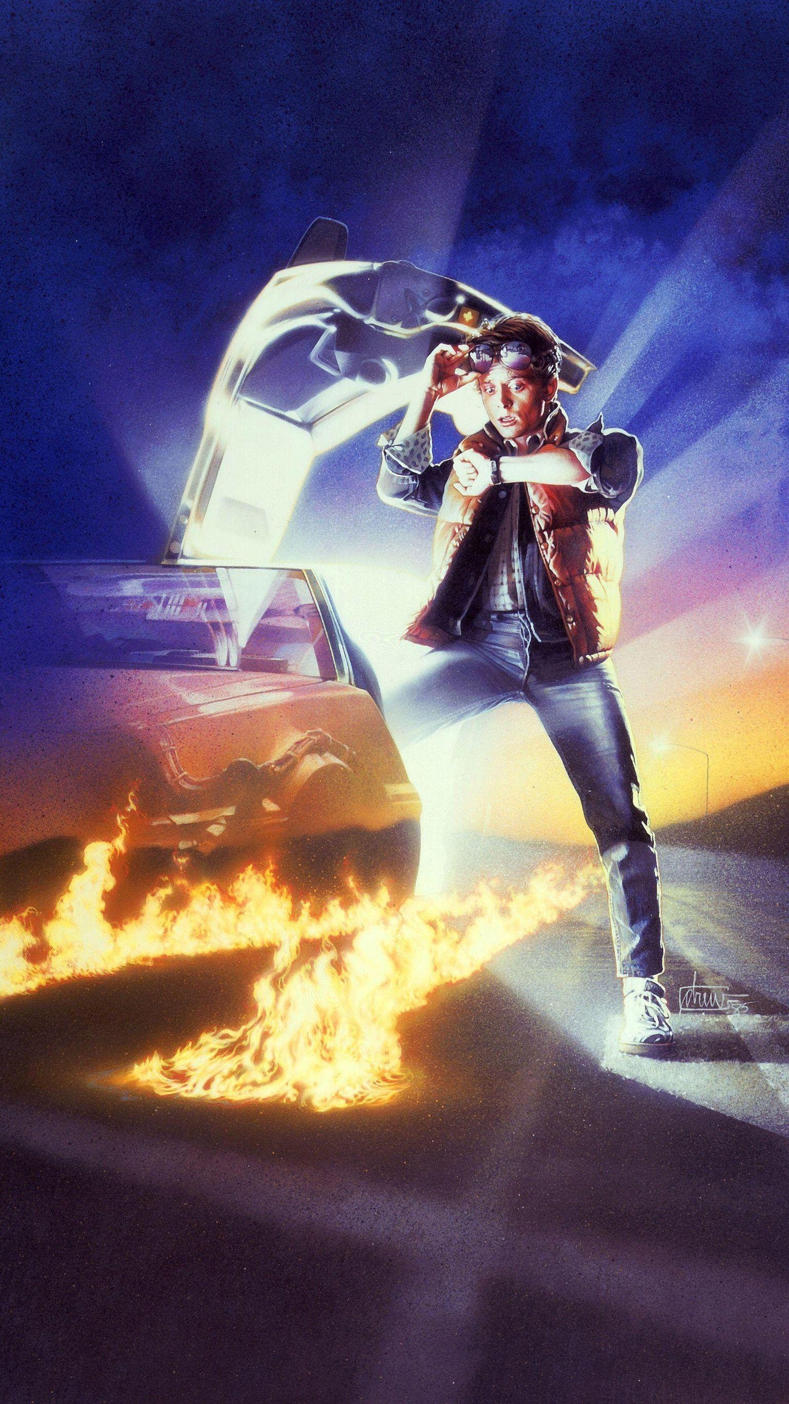 1540x2740 Back to the Future (1985) Phone Wallpaper. Adventure, Phone