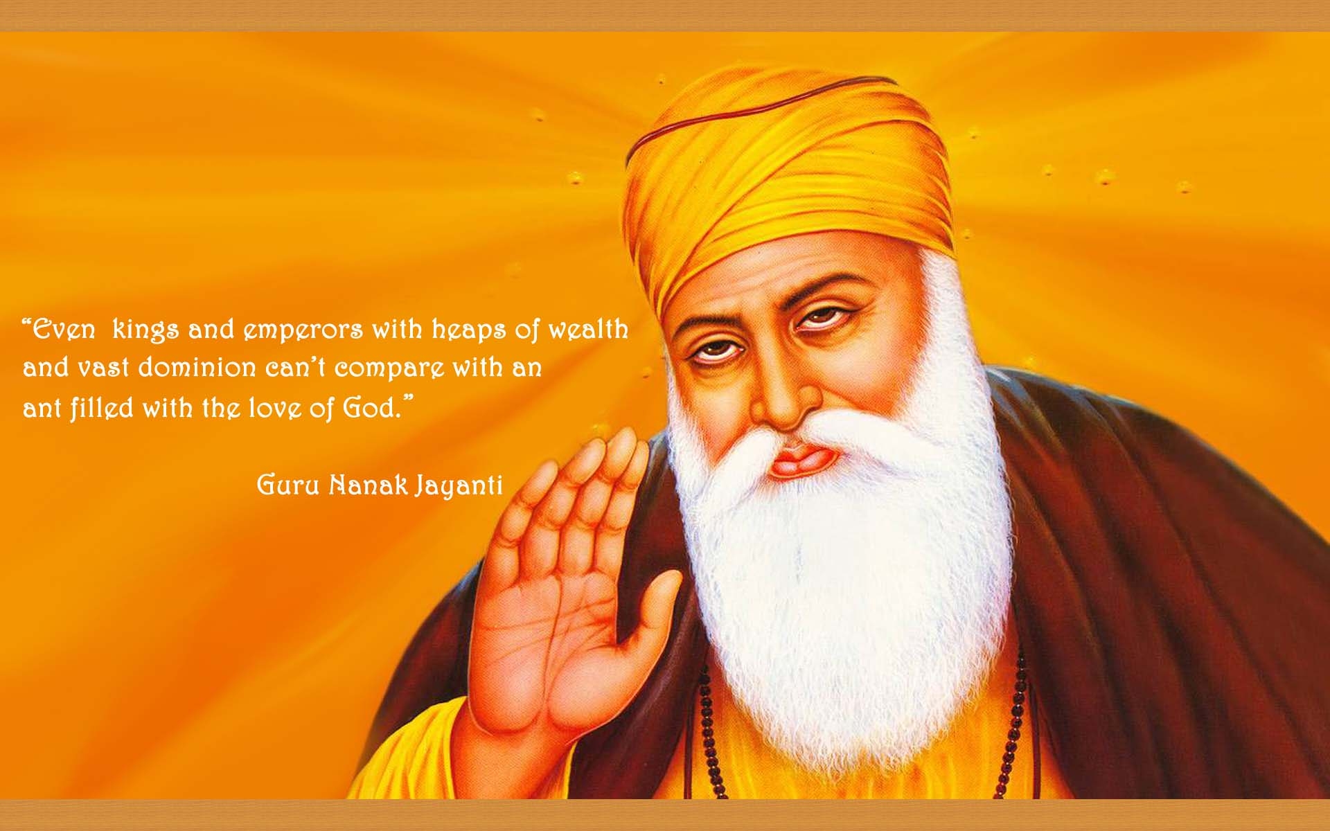 1920x1200 Guru Nanak Jayanti Wishes sms, Desktop