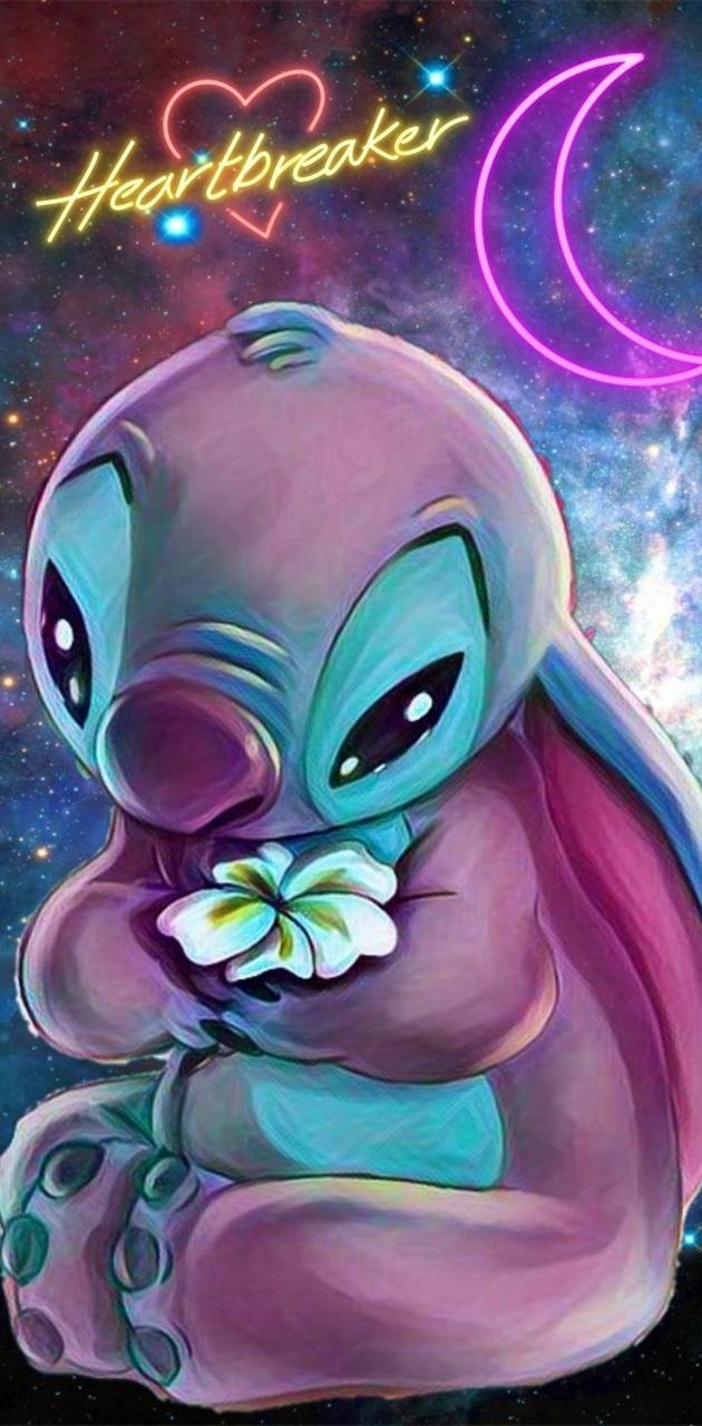 630x1280 Cute Stitch wallpaper, Phone