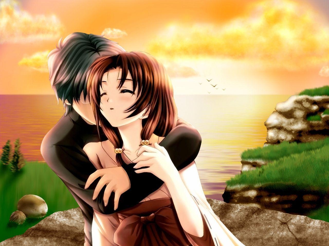 1280x960 Anime Couple Love Romance HD Wallpaper Anime Romantic, Desktop