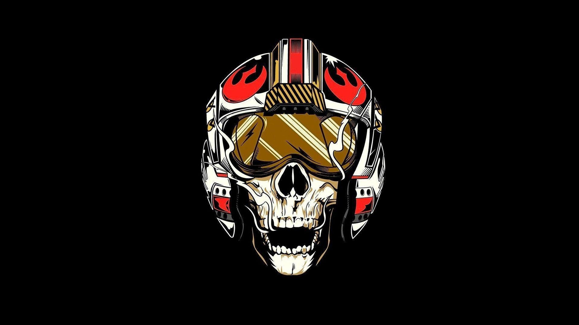 1920x1080 Star Wars, Rebel Alliance, Pilot, Skull Wallpaper HD / Desktop, Desktop