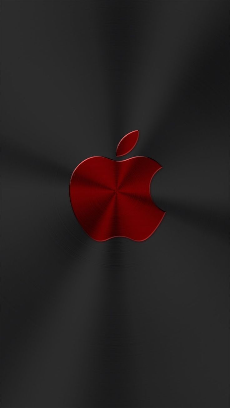 740x1310 Red Chrome Apple 4K. Apple logo wallpaper iphone, iPhone homescreen wallpaper, Apple wallpaper iphone, Phone