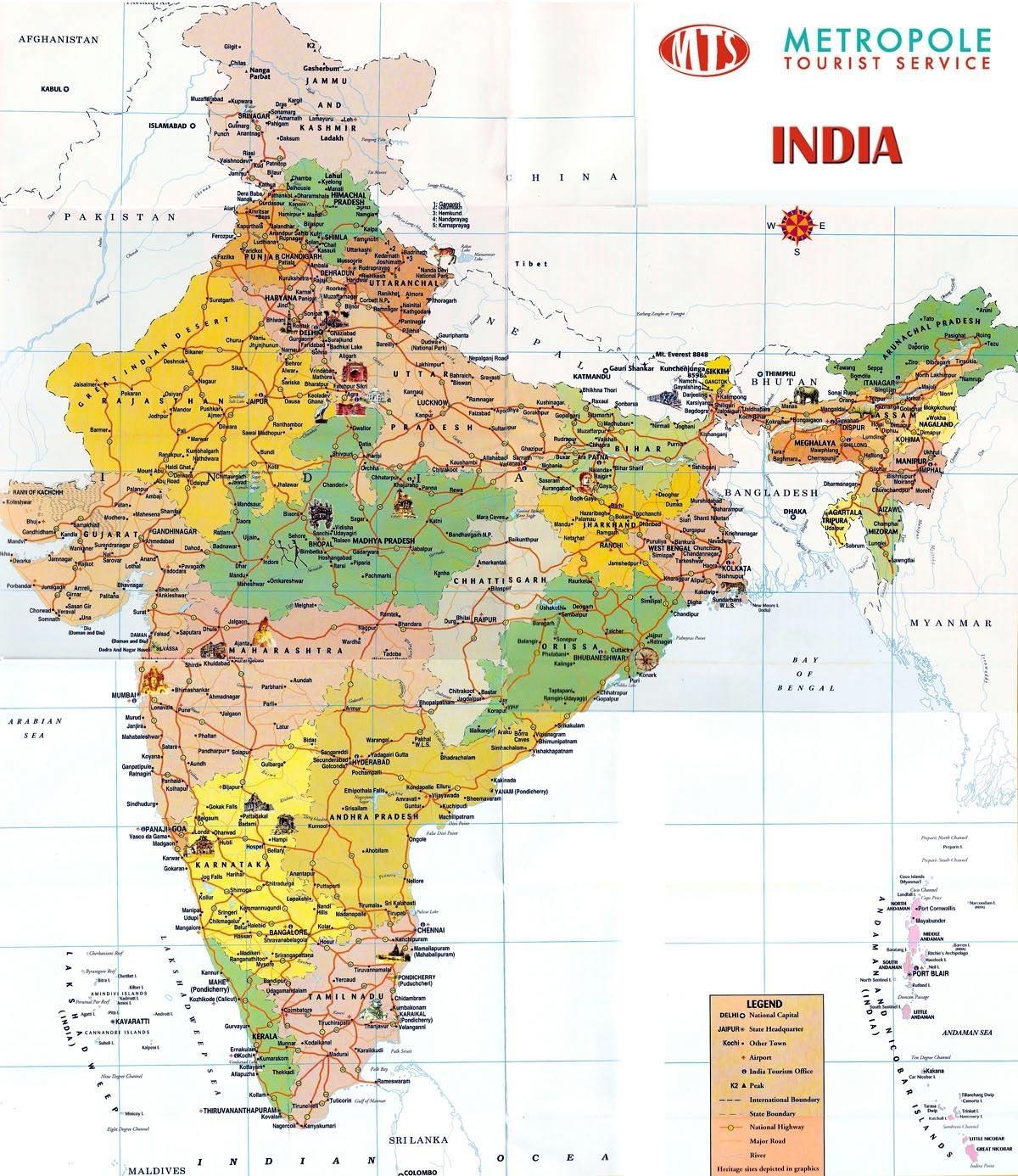 1200x1390 India Maps. Printable Maps of India for Download, Phone