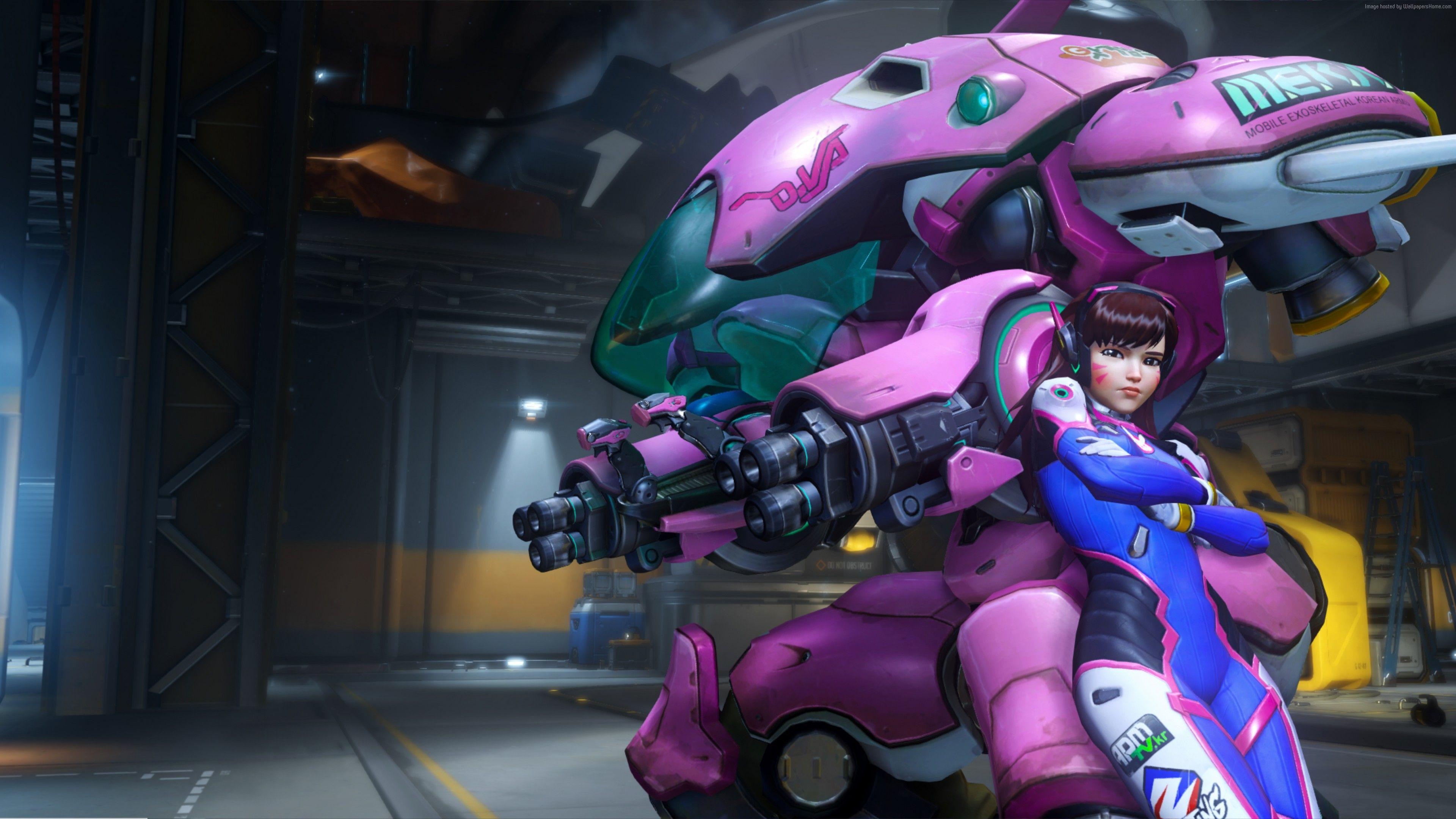 3840x2160 Wallpaper DVA, 4k, 8k, OVERWATCH, D.Va, Games, Desktop