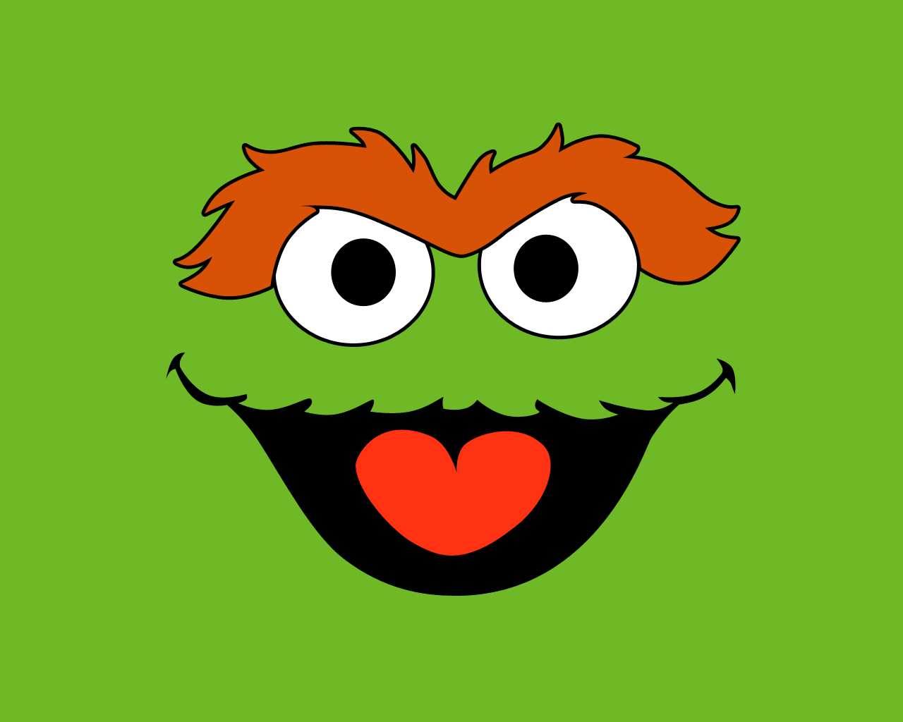 1280x1030 Oscar the Grouch wallpaper picture.gif, Desktop