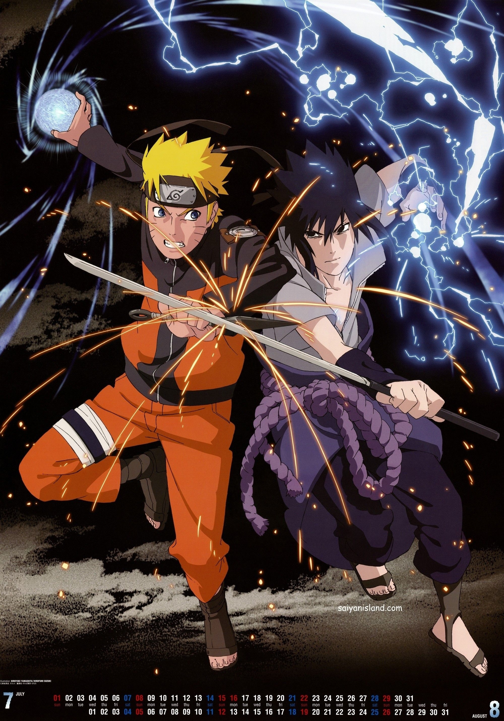 2000x2870 Naruto vs Sasuke Wallpaper, Phone