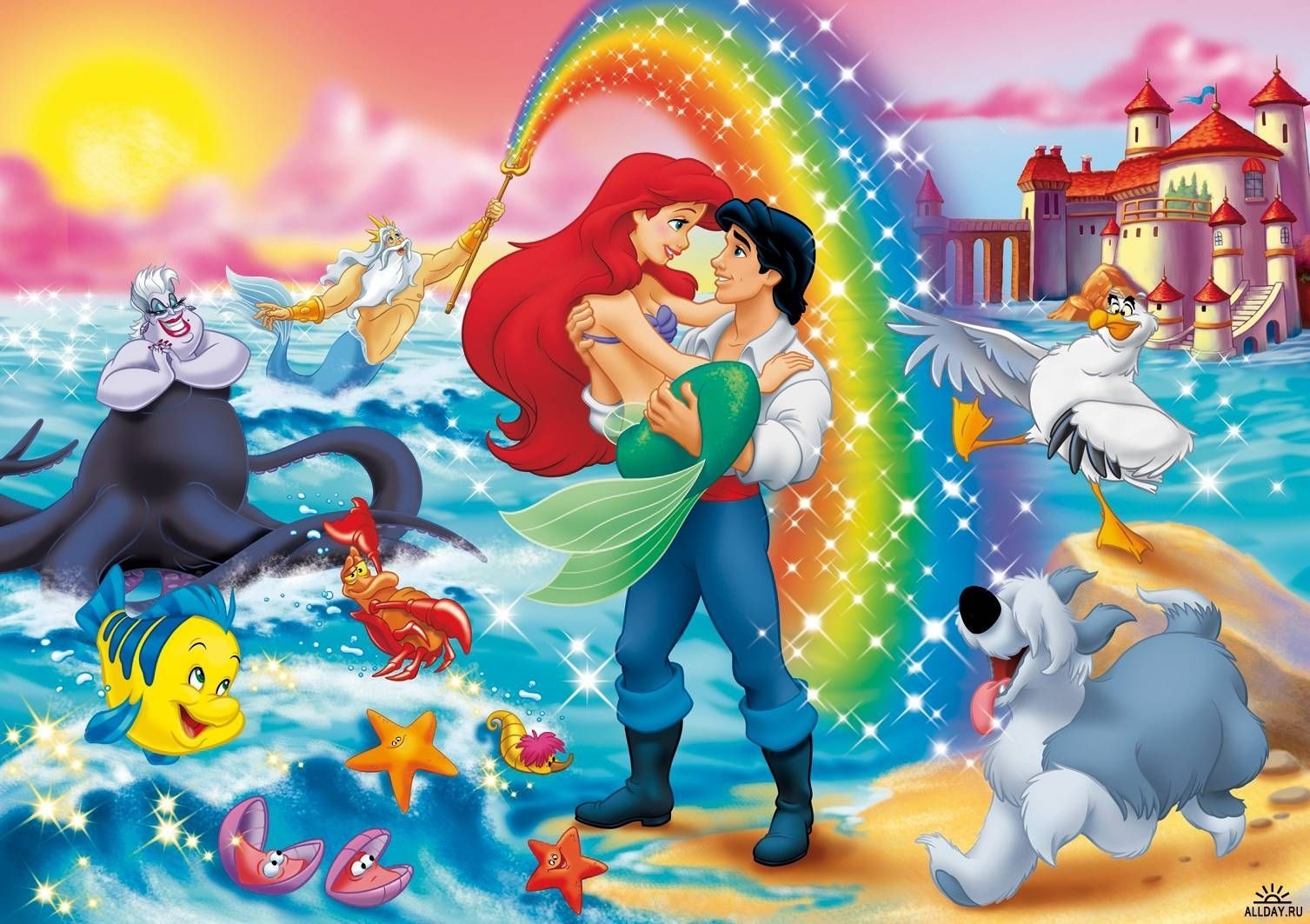 1510x1070 Little Mermaid Wallpaper Free Little Mermaid Background, Desktop