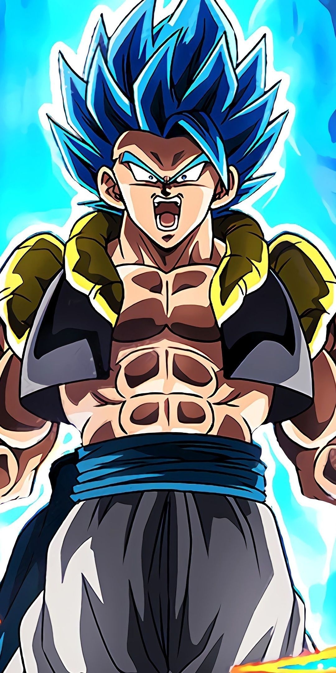 1080x2160 Dragon Ball Super: Broly, Gogeta, art,  wallpaper. Dragon ball super wallpaper, Dragon ball wallpaper iphone, Anime dragon ball super, Phone