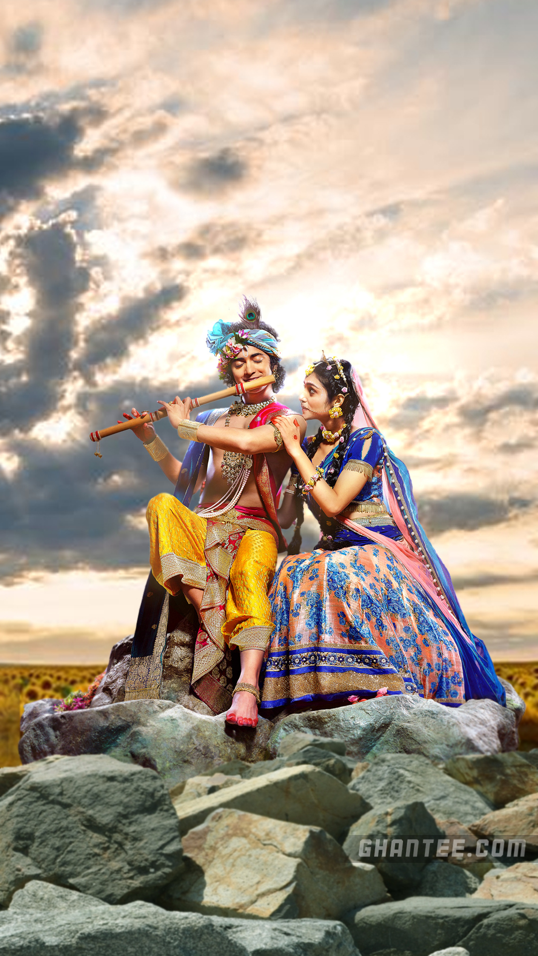 1080x1920 beautiful radhakrishna wallpaper HD download, Phone