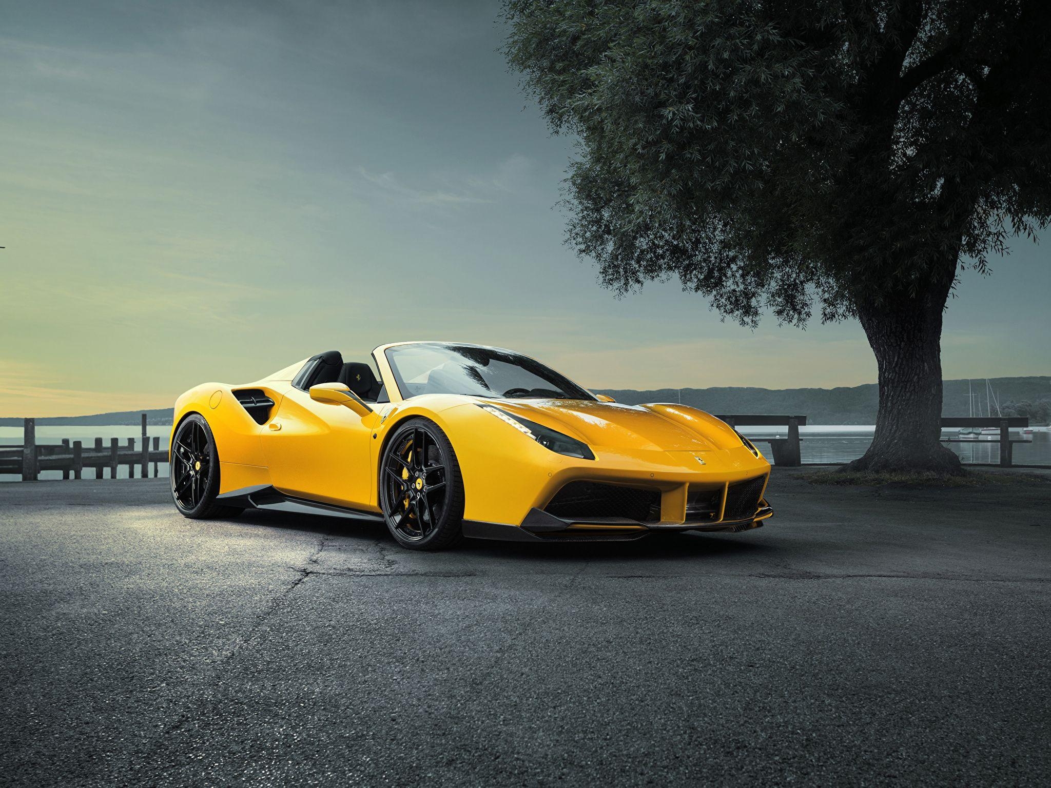 2050x1540 Wallpaper 2016 Novitec Rosso Ferrari 488 Spider Roadster, Desktop