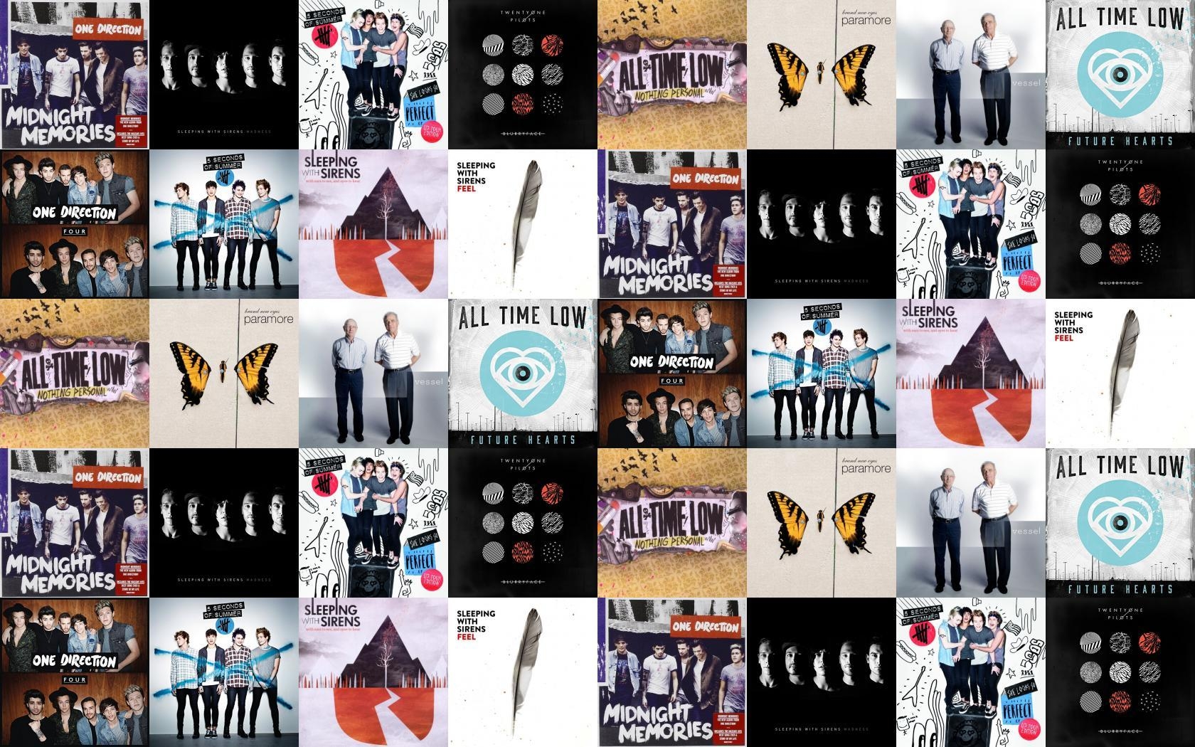 1680x1050 One Direction Midnight Memories Sleeping With Sirens Madness, Desktop