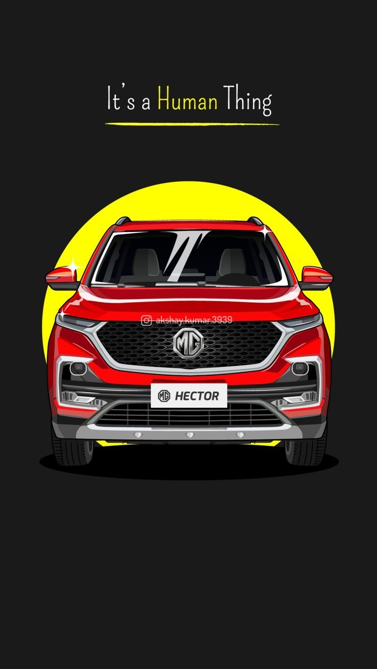 740x1310 MG Hector Wallpaper. Indian Cars Wallpaper. Vector Art. Hector, Car vector, Car wallpaper, Phone