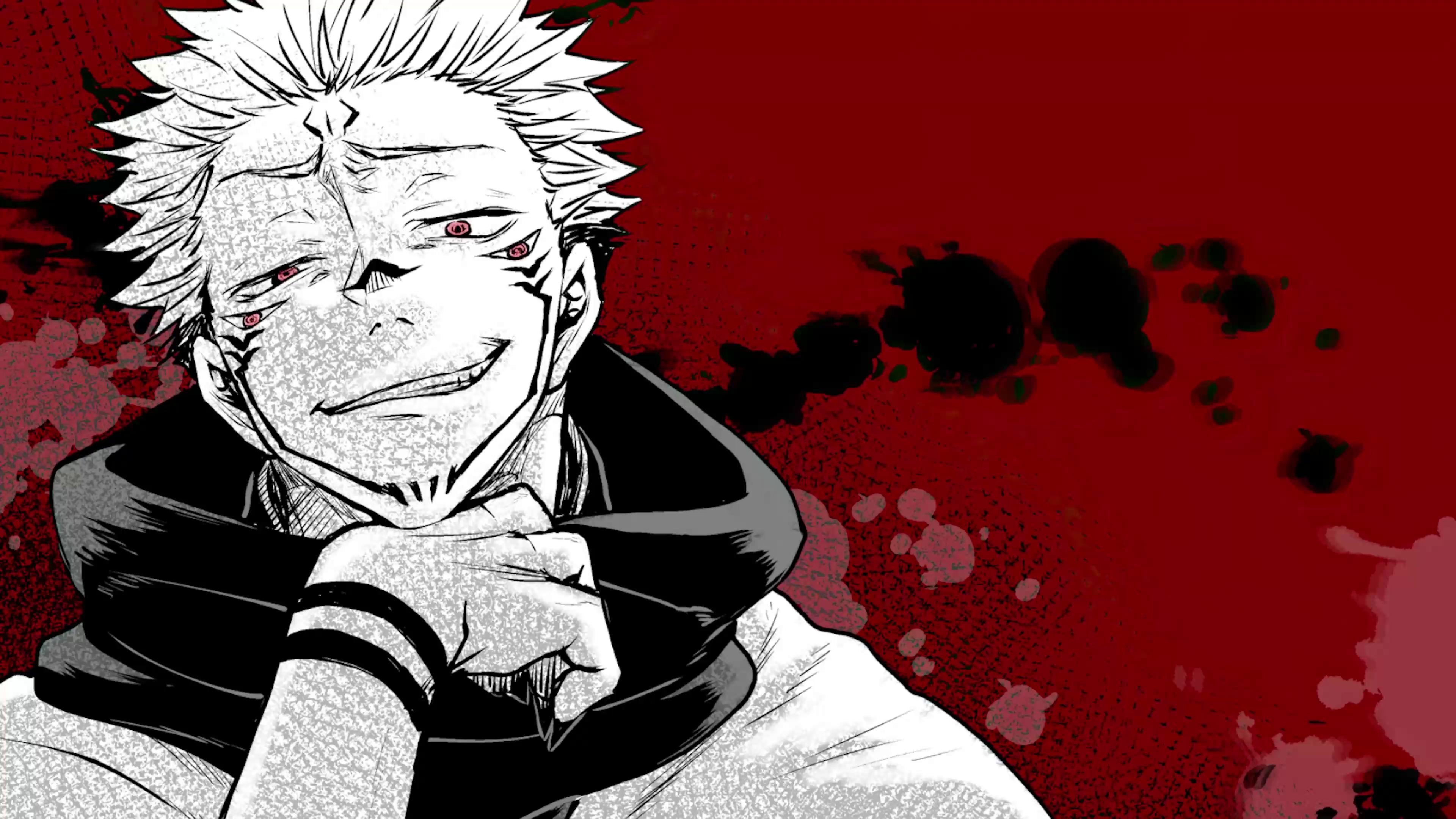 3840x2160 Sukuna With Stains (Jujutsu Kaisen) Live Wallpaper, Desktop