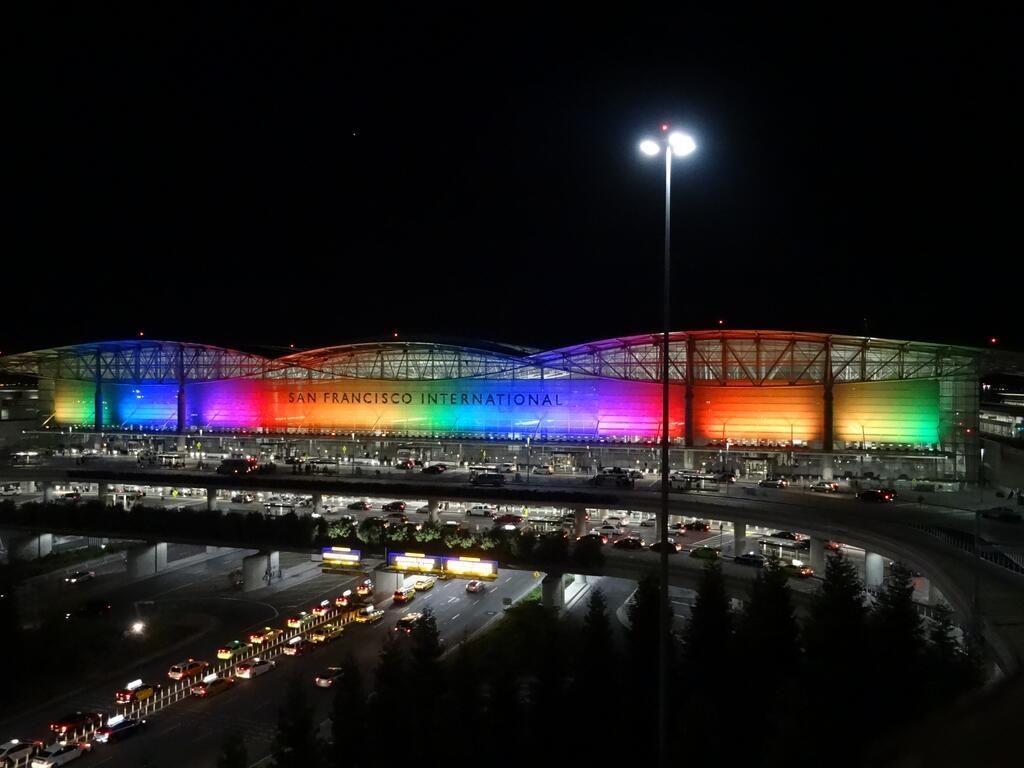 1030x770 Rainbow SFO. San Francisco, CA. San Francisco, City, Places, Desktop